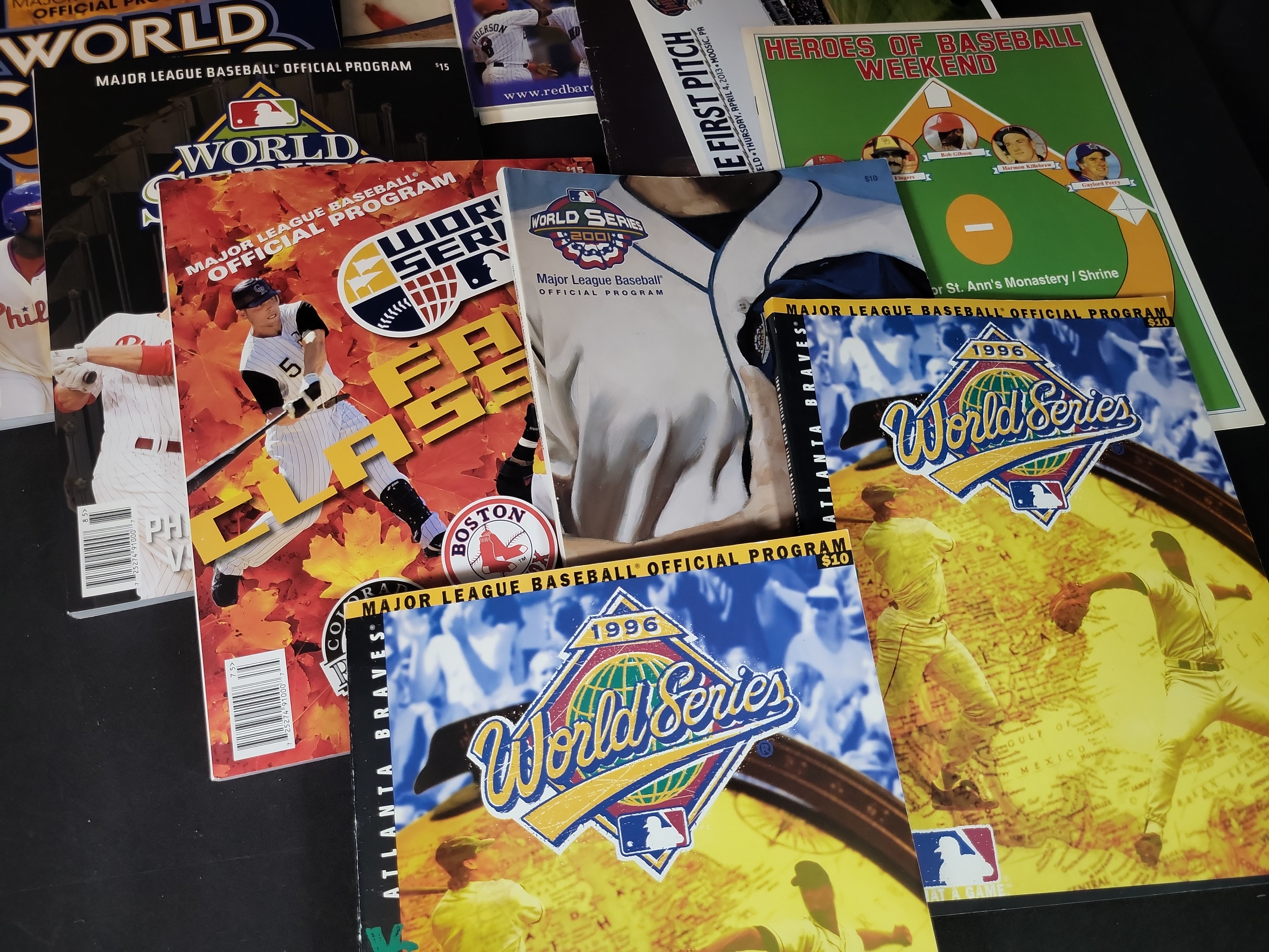 I03046 | A Collection of Major League Baseball World Series, Hall of Fame Programs, and Minor League Ephemera