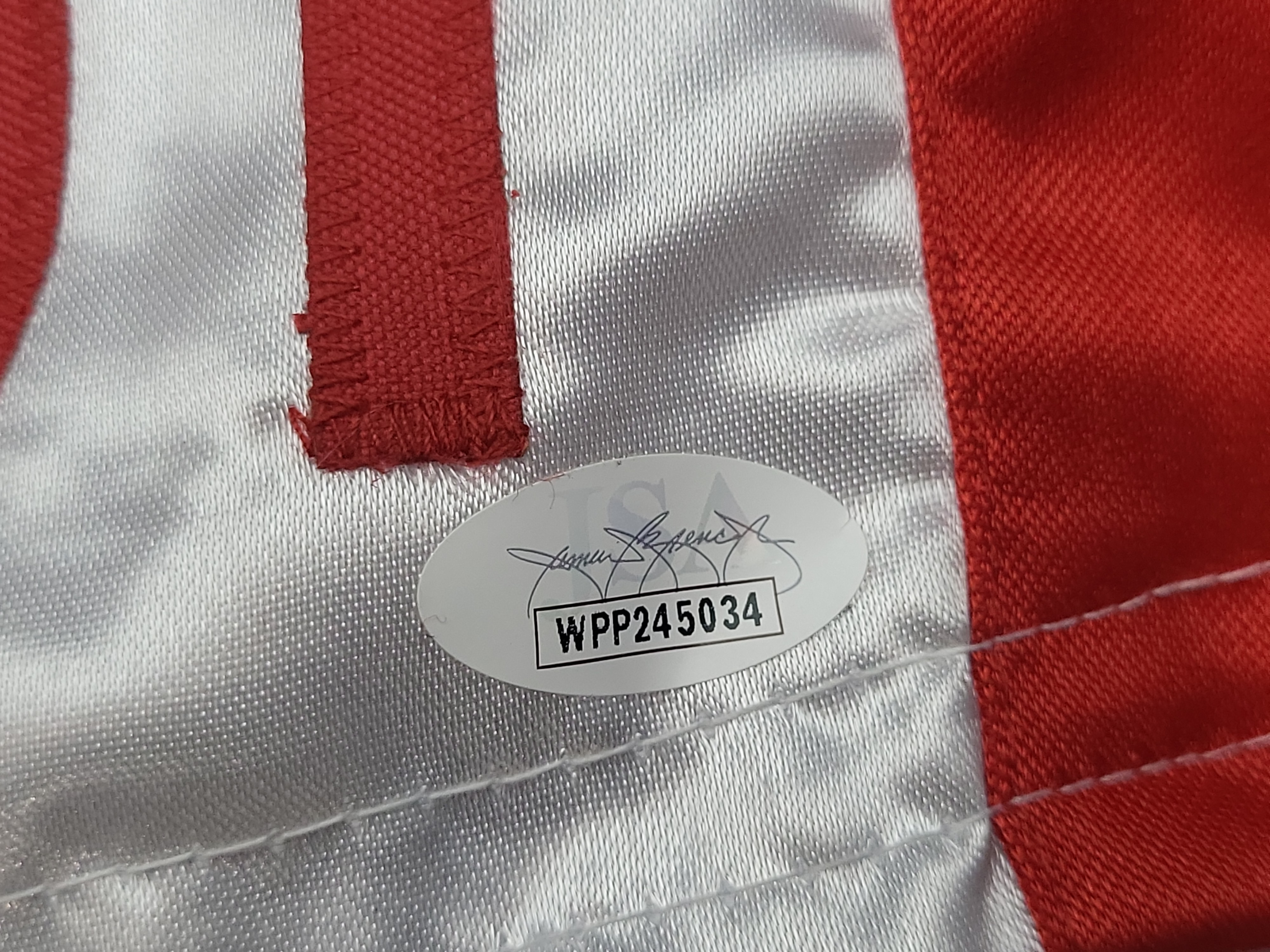 I03570 | Riddick Bowe Autographed Big Daddy Boxing Trunks with JSA Authentication