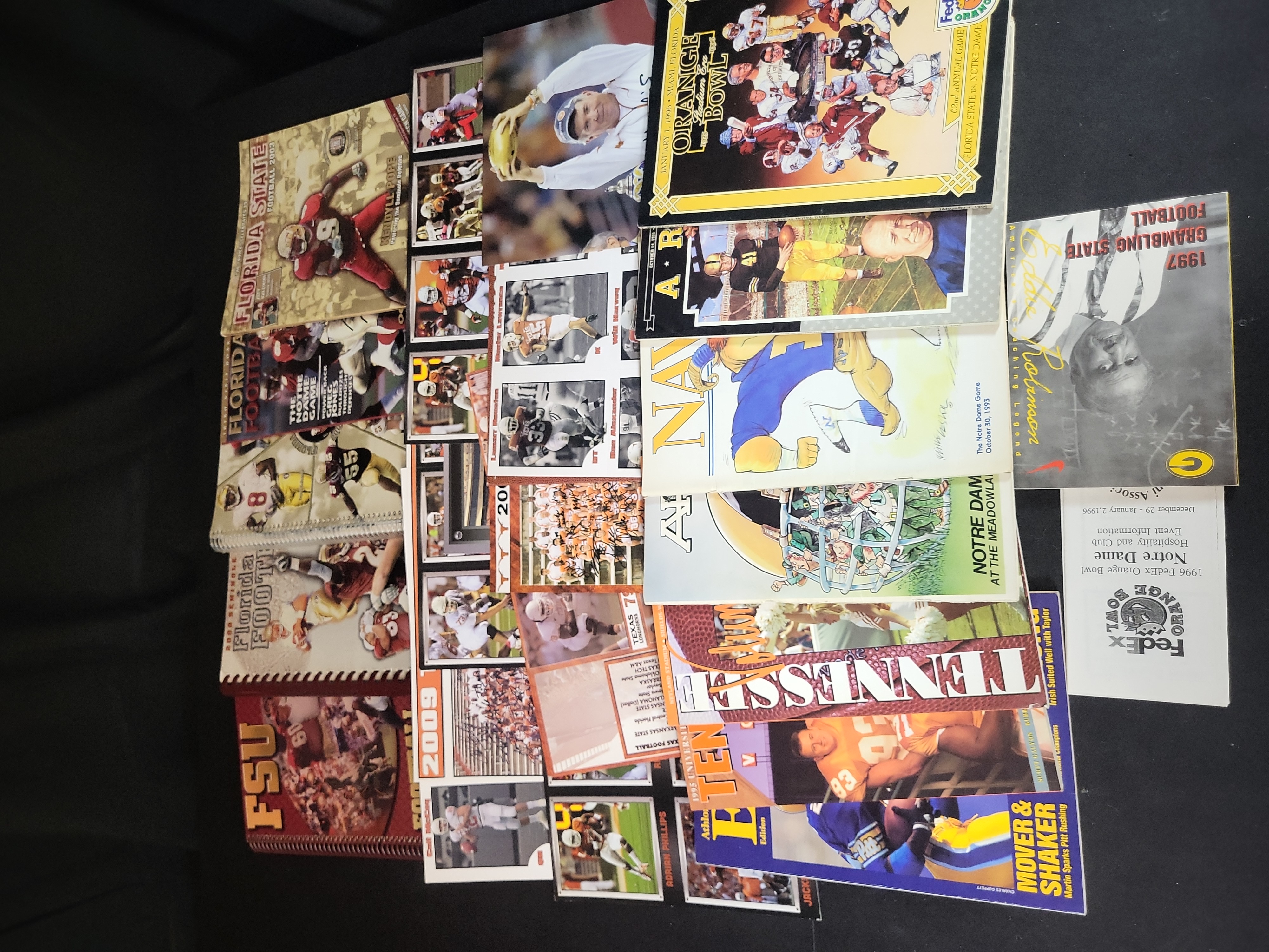 I03045 | A Collection of NCAA College Football Media Guides, Game Programs, and Autographed Memorabilia