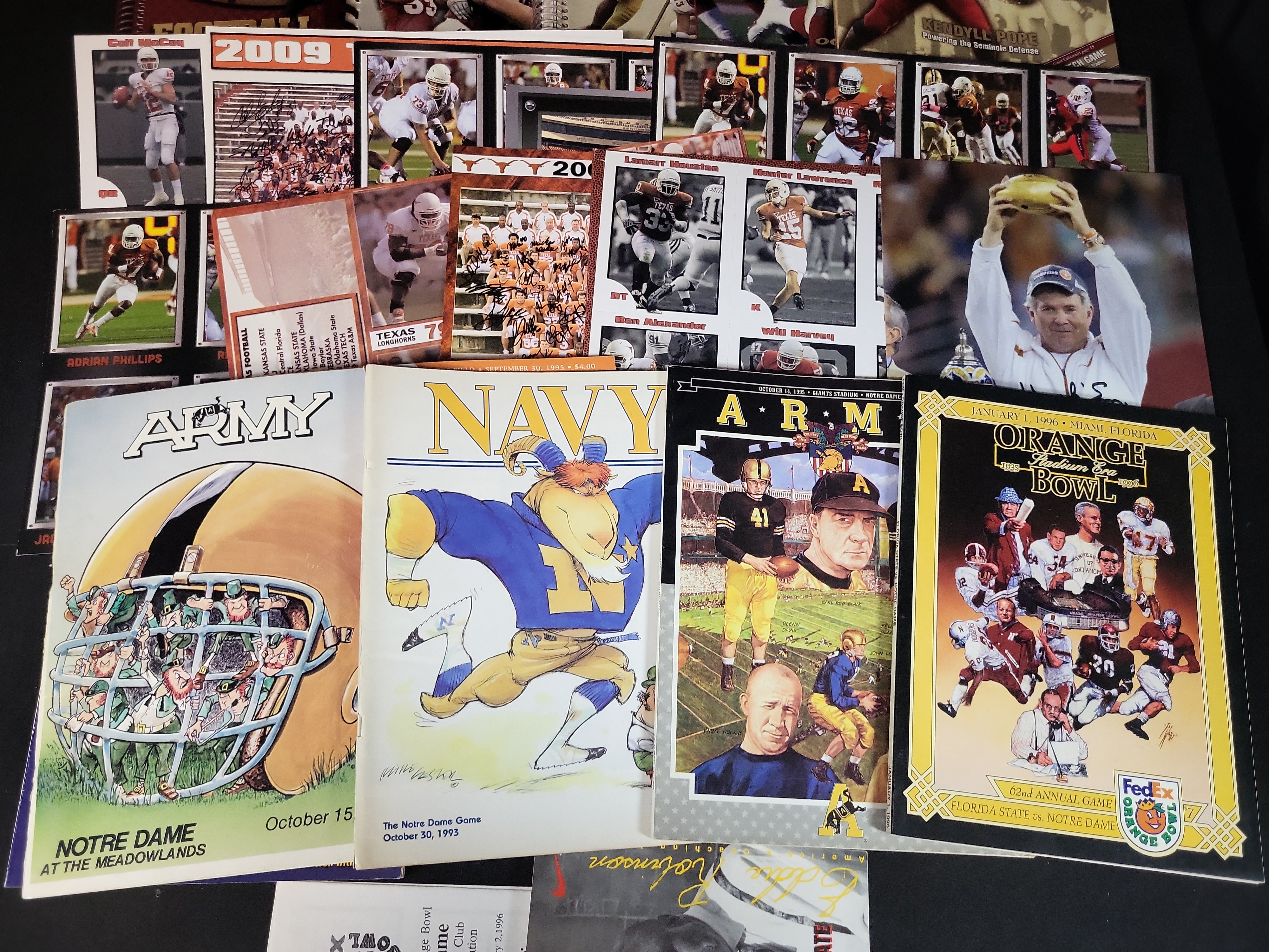 I03045 | A Collection of NCAA College Football Media Guides, Game Programs, and Autographed Memorabilia