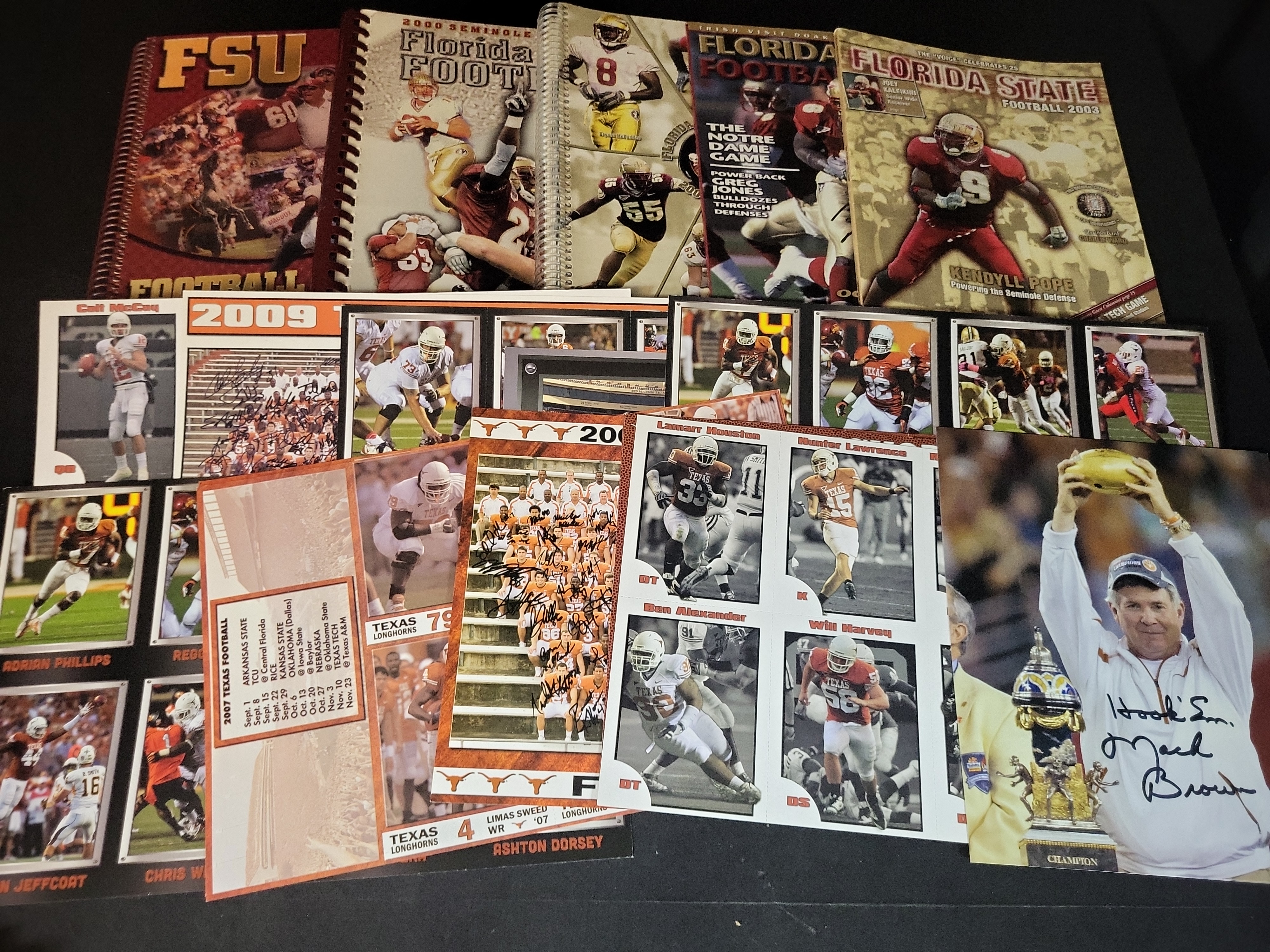 I03045 | A Collection of NCAA College Football Media Guides, Game Programs, and Autographed Memorabilia
