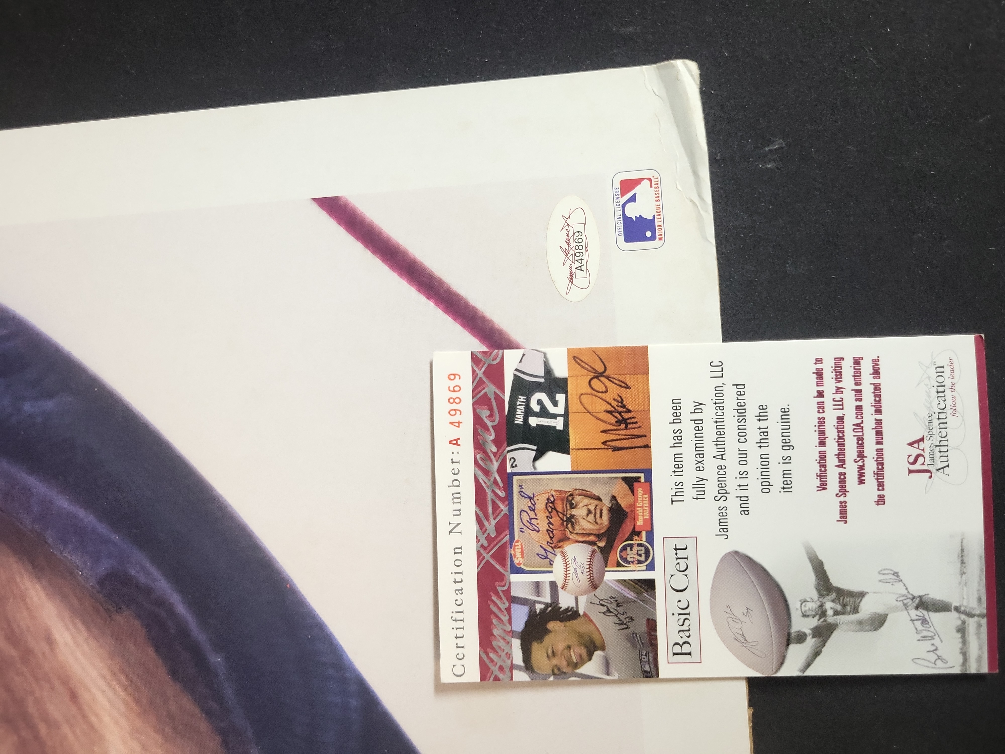 I03118 | Roger Clemens Signed Boston Red Sox G&O Graphics Commemorative Poster JSA Authenticated