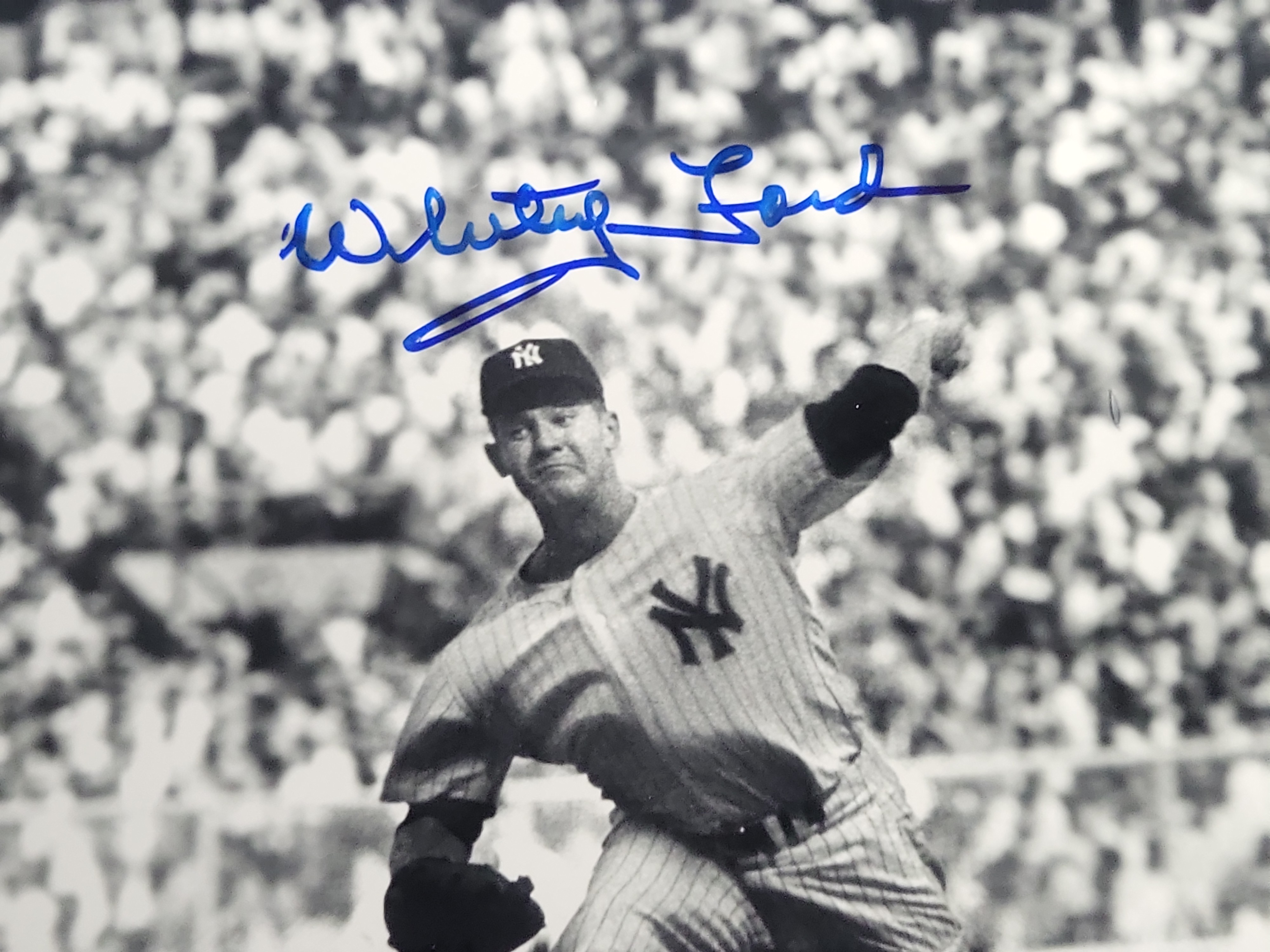 I03416 | Whitey Ford New York Yankees Autographed 8x10 Photograph with JSA and MLB Authentication