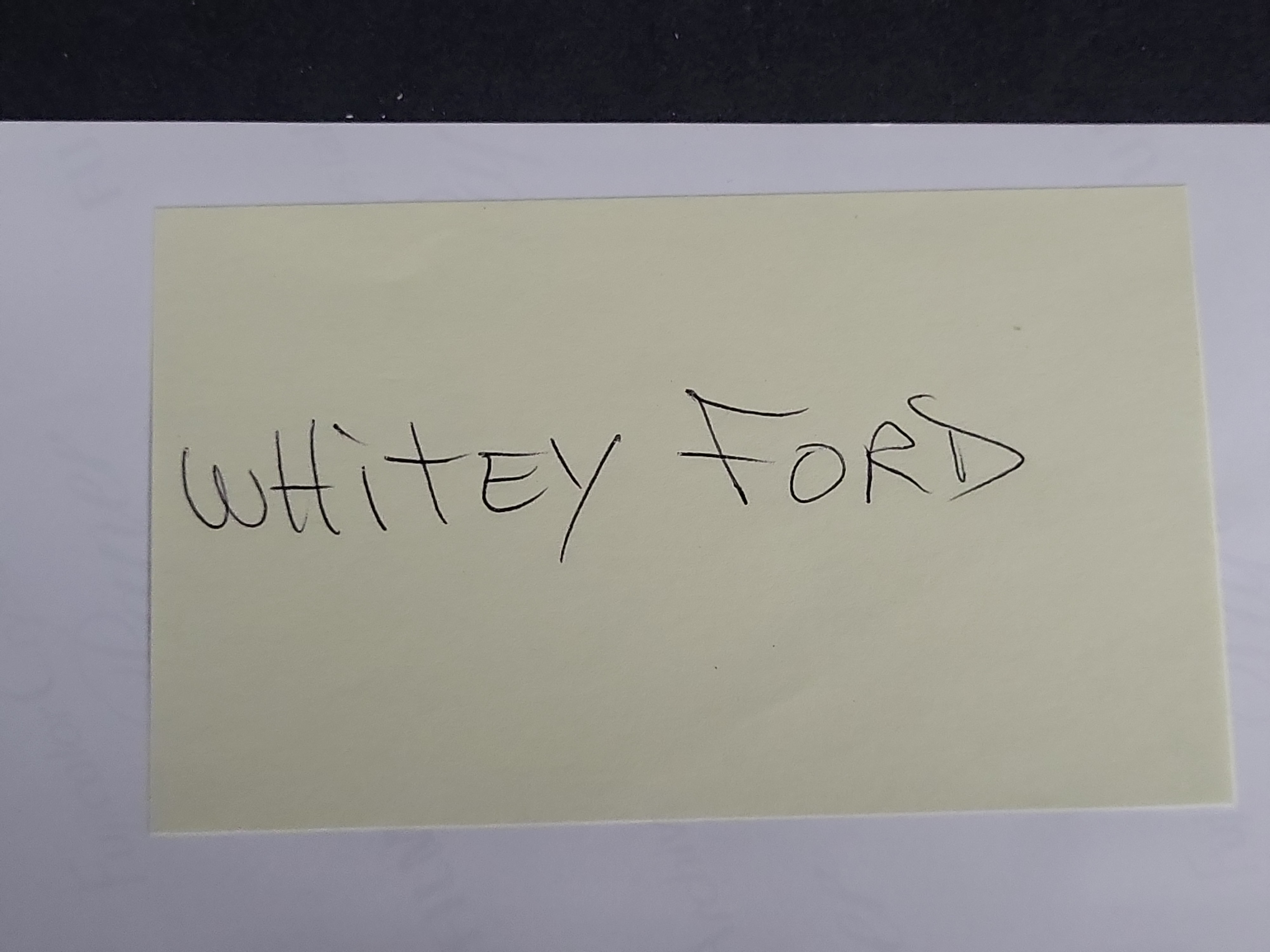 I03416 | Whitey Ford New York Yankees Autographed 8x10 Photograph with JSA and MLB Authentication