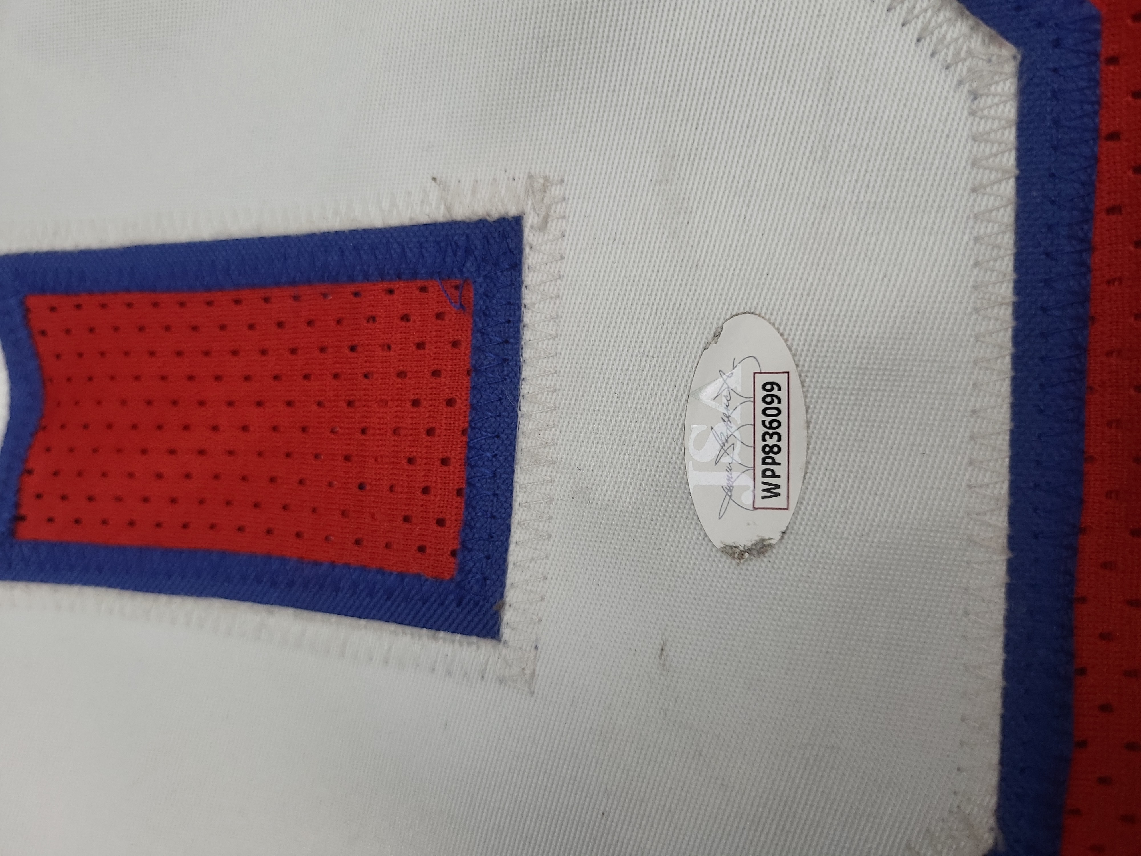 I03556 | Andre Reed Signed Buffalo Bills Custom Football Jersey with JSA Authentication