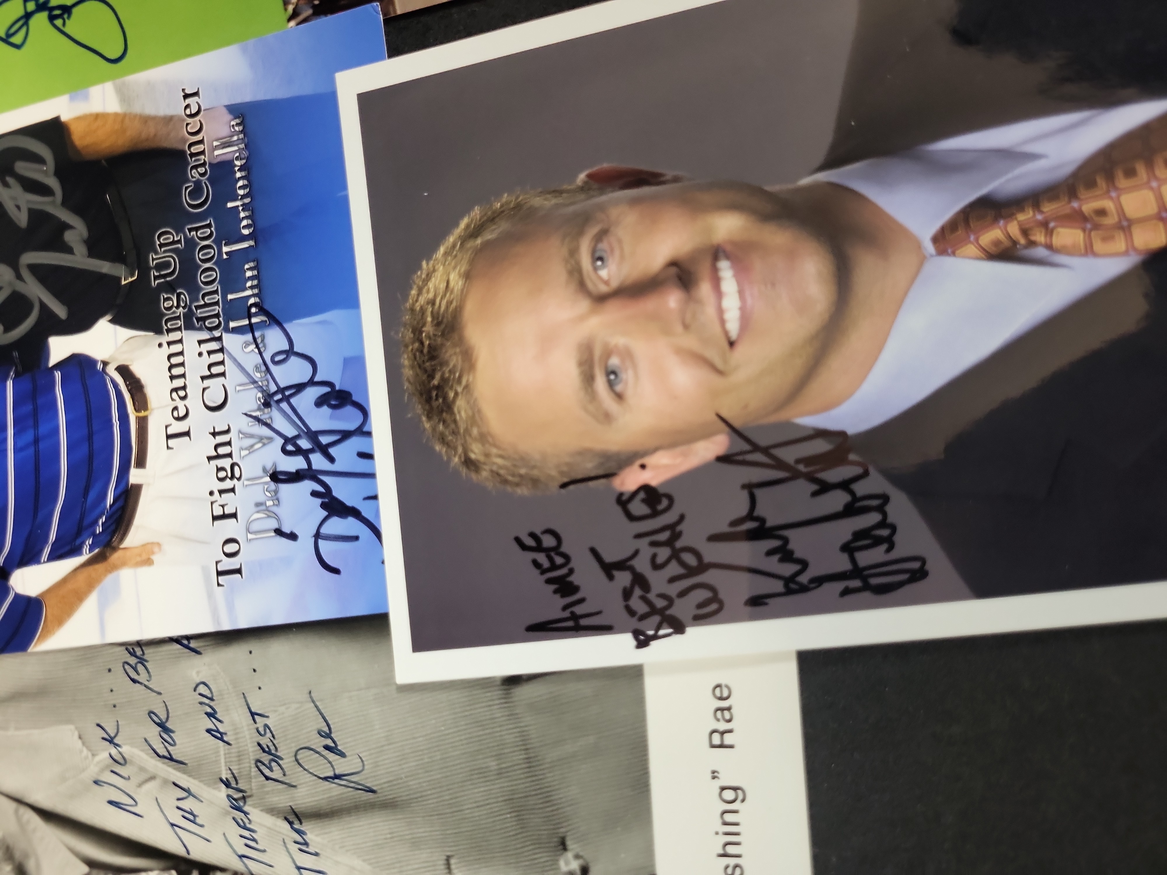 I03019 | A Collection of Autographed Sports and Entertainment Promotional Photographs and Ephemera