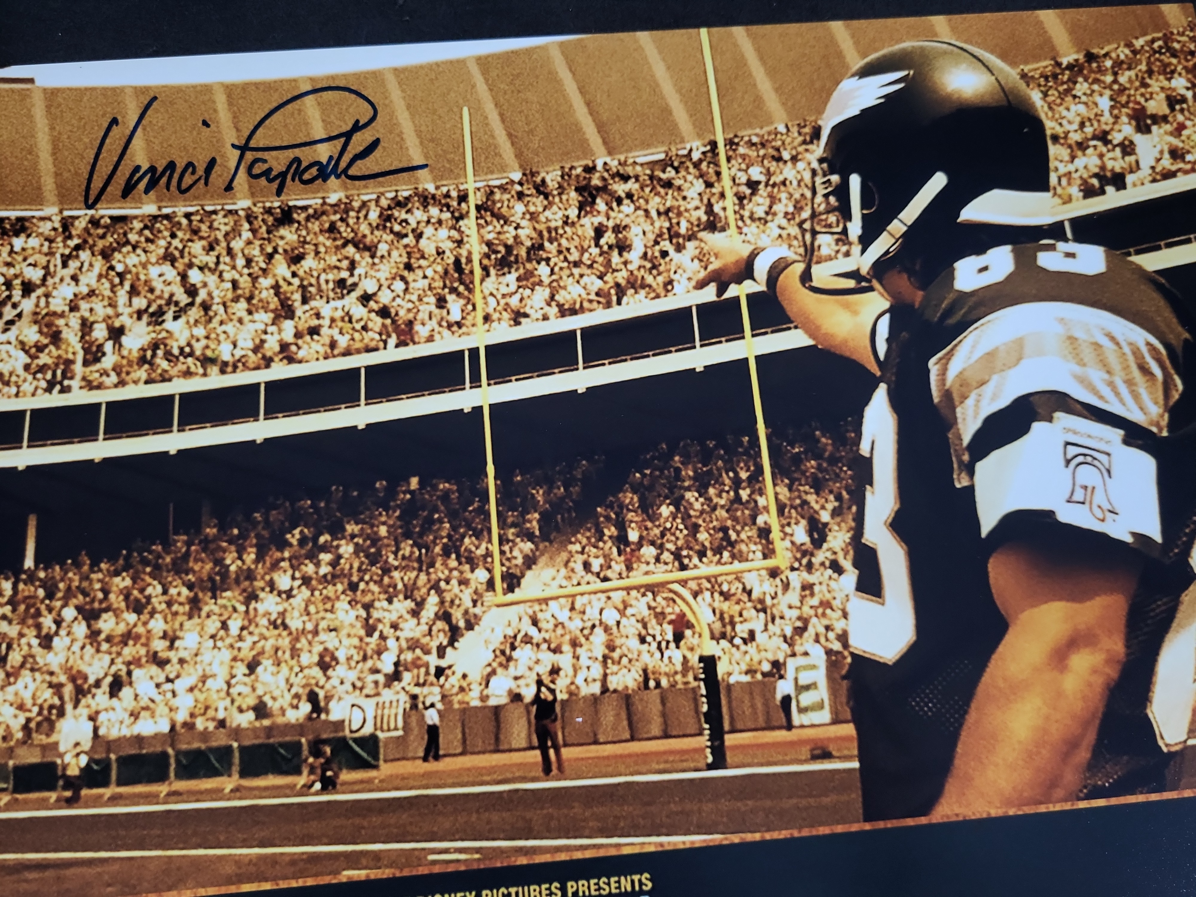 I03575 | Vince Papale Hand-Signed Invincible Movie Promotional Photograph with JSA Authentication