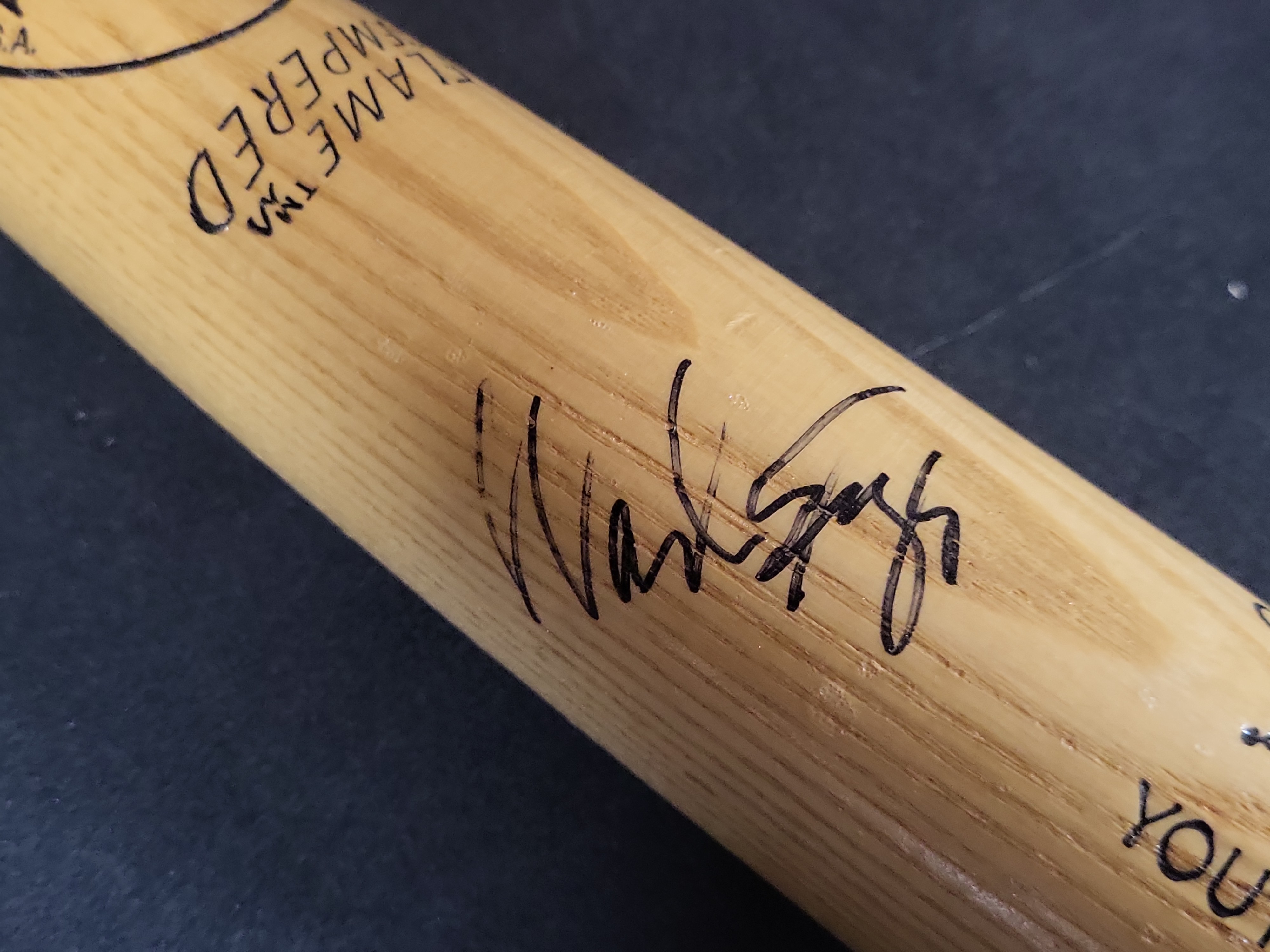 I03112 | Wade Boggs Autographed Louisville Slugger Grand Slam Youth Baseball Bat with JSA Authentication