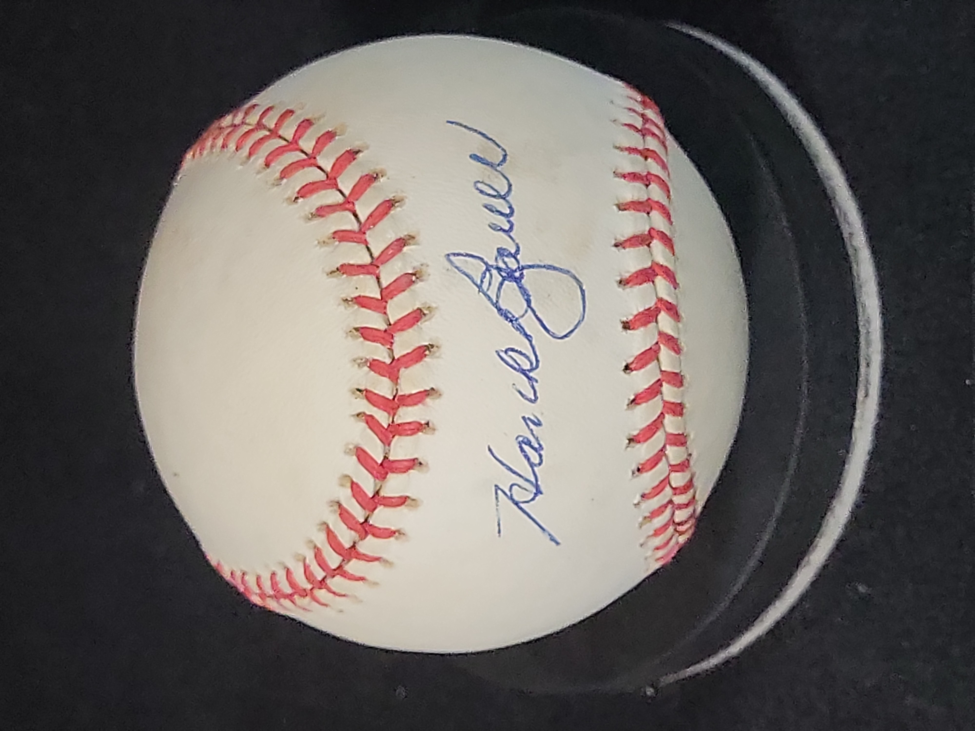 I03305 | Hank Bauer Autographed Official American League Baseball with JSA Authentication