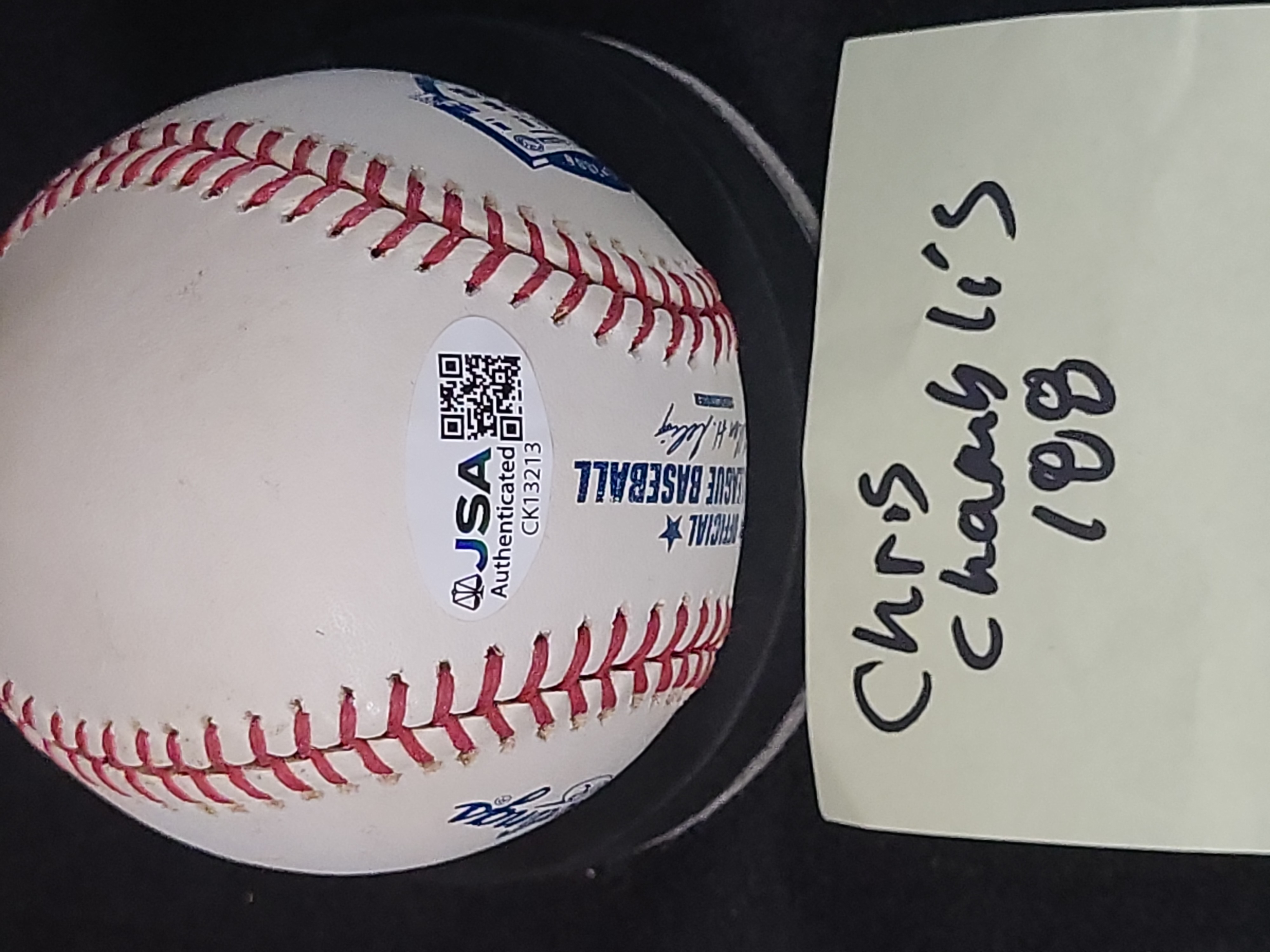 I03306 | Chris Chambliss Autographed New York Yankees 1923-2008 Yankee Stadium Commemorative Baseball JSA Authenticated