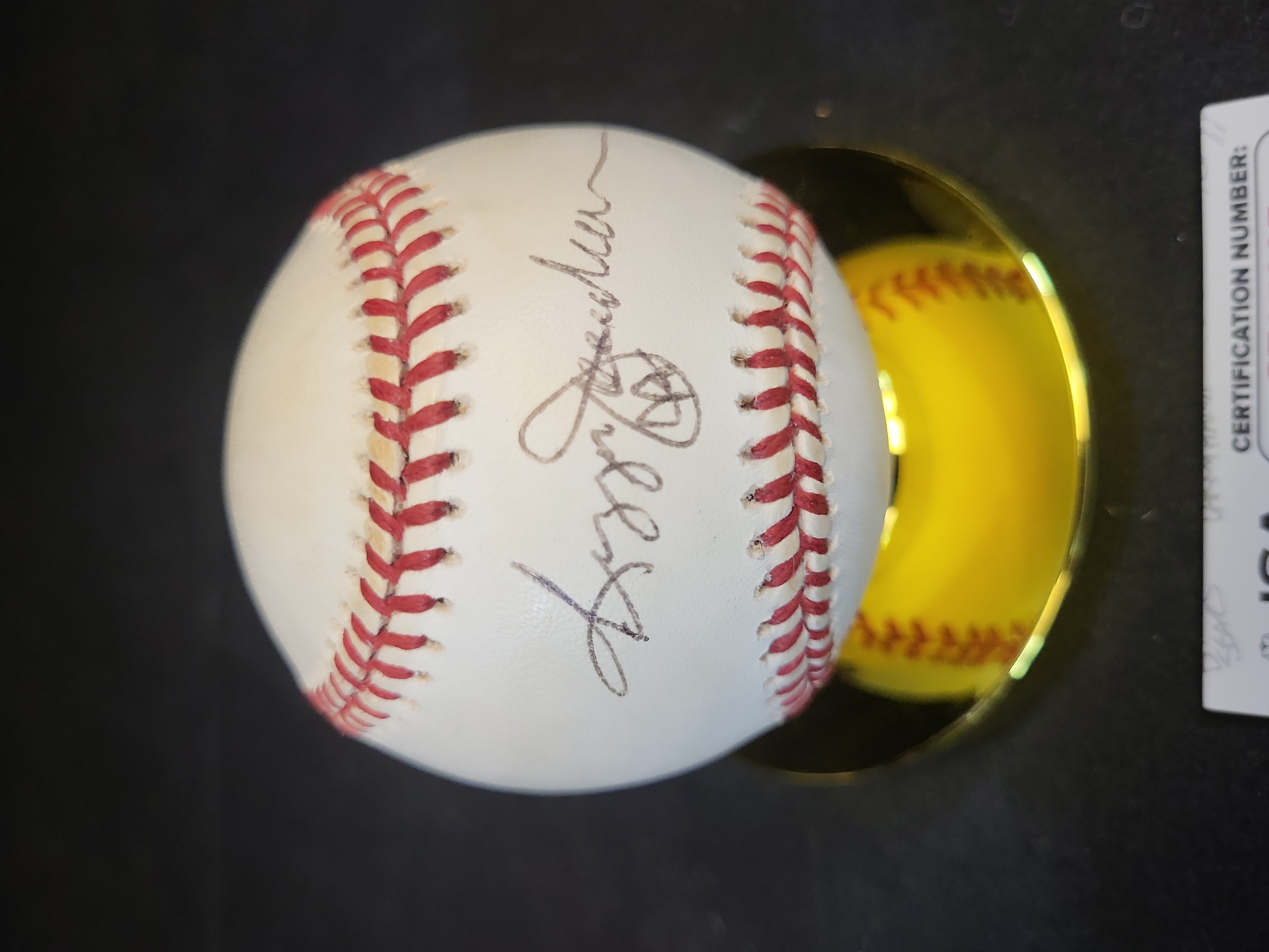 I03461 | Ozzie Smith Autographed Rawlings Official National League Baseball with JSA Certification