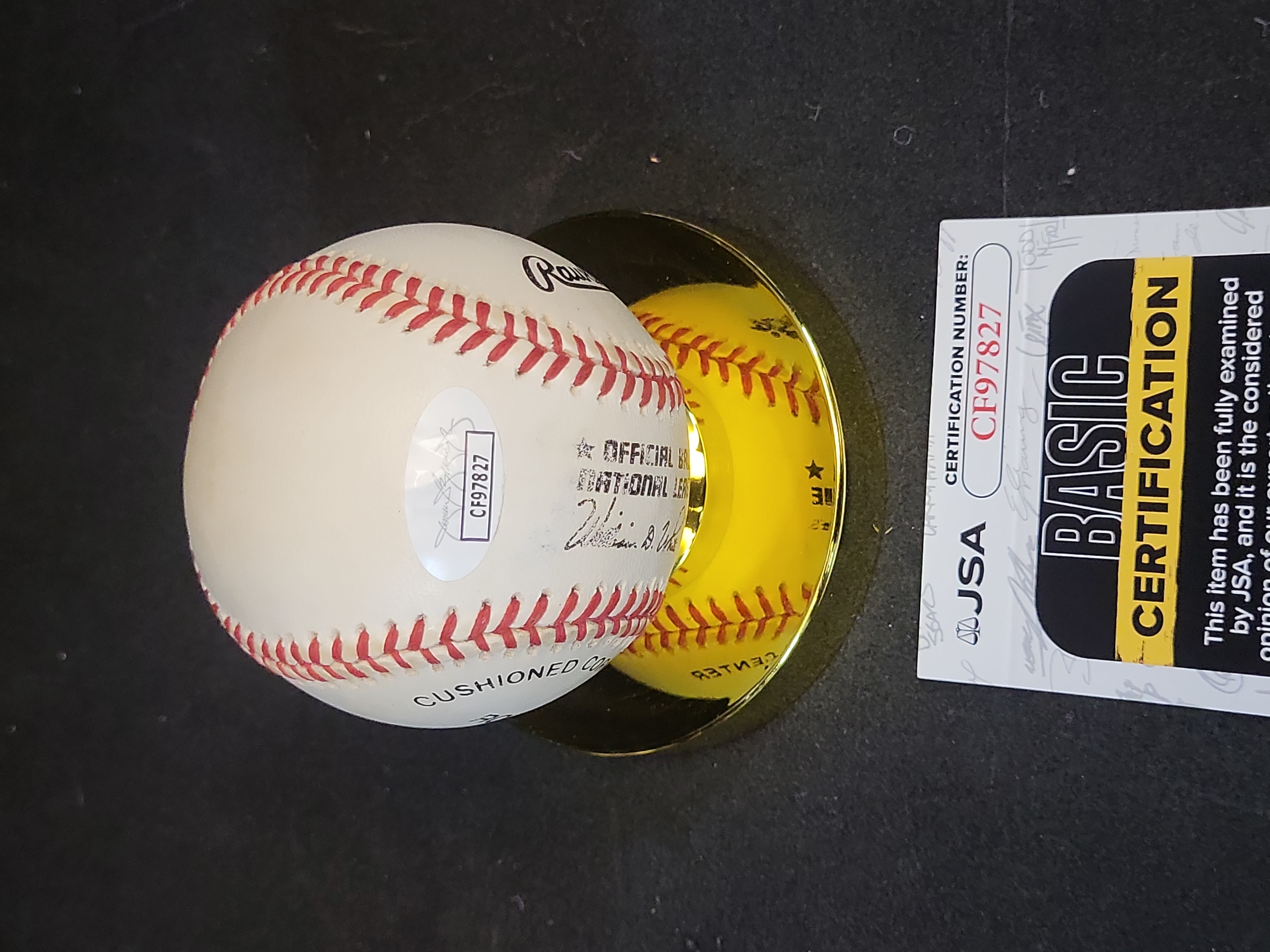 I03461 | Ozzie Smith Autographed Rawlings Official National League Baseball with JSA Certification