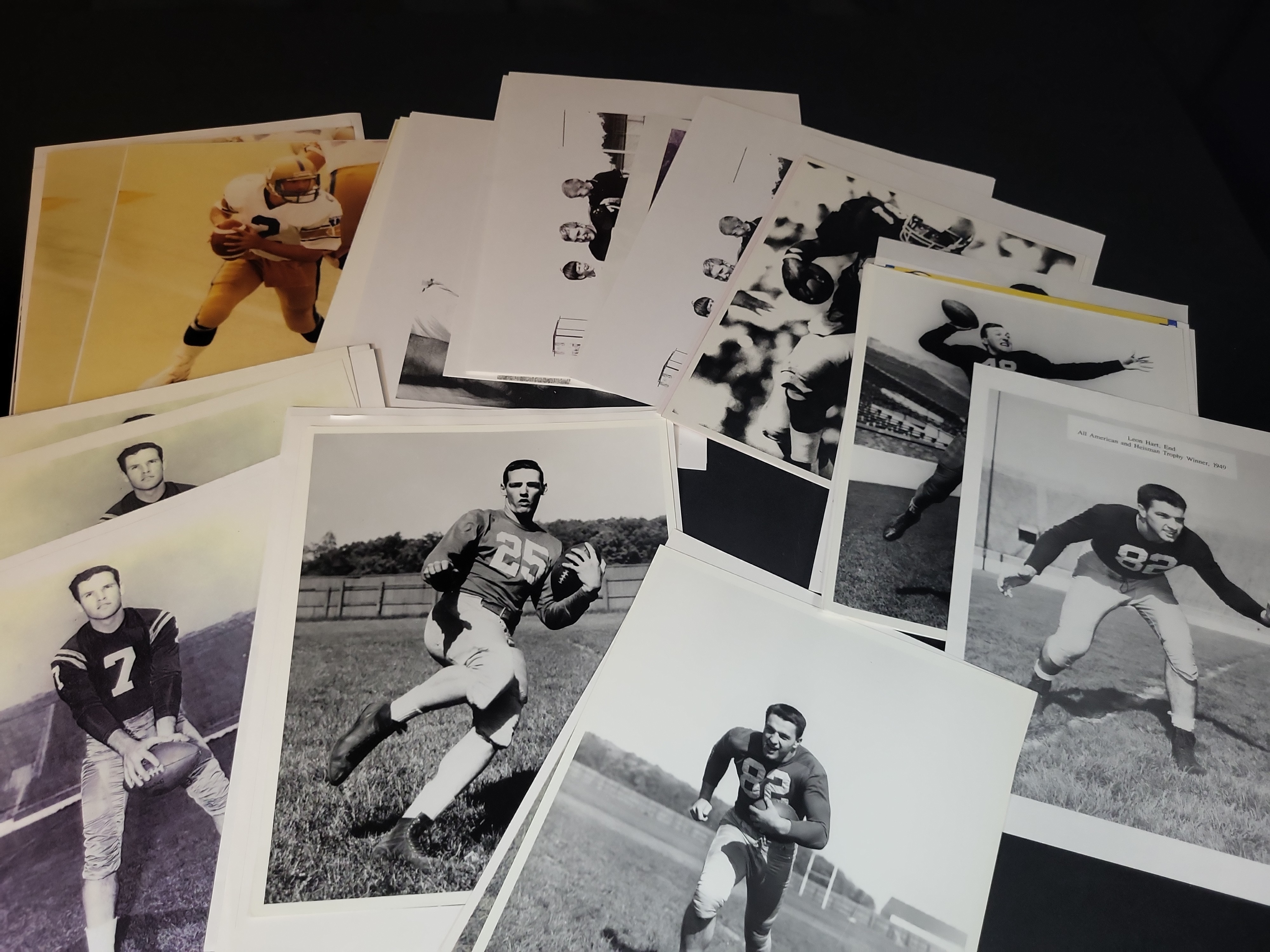 I03016 | A Collection of College Football Promotional Photographs and Media Cards Featuring Notre Dame and Florida