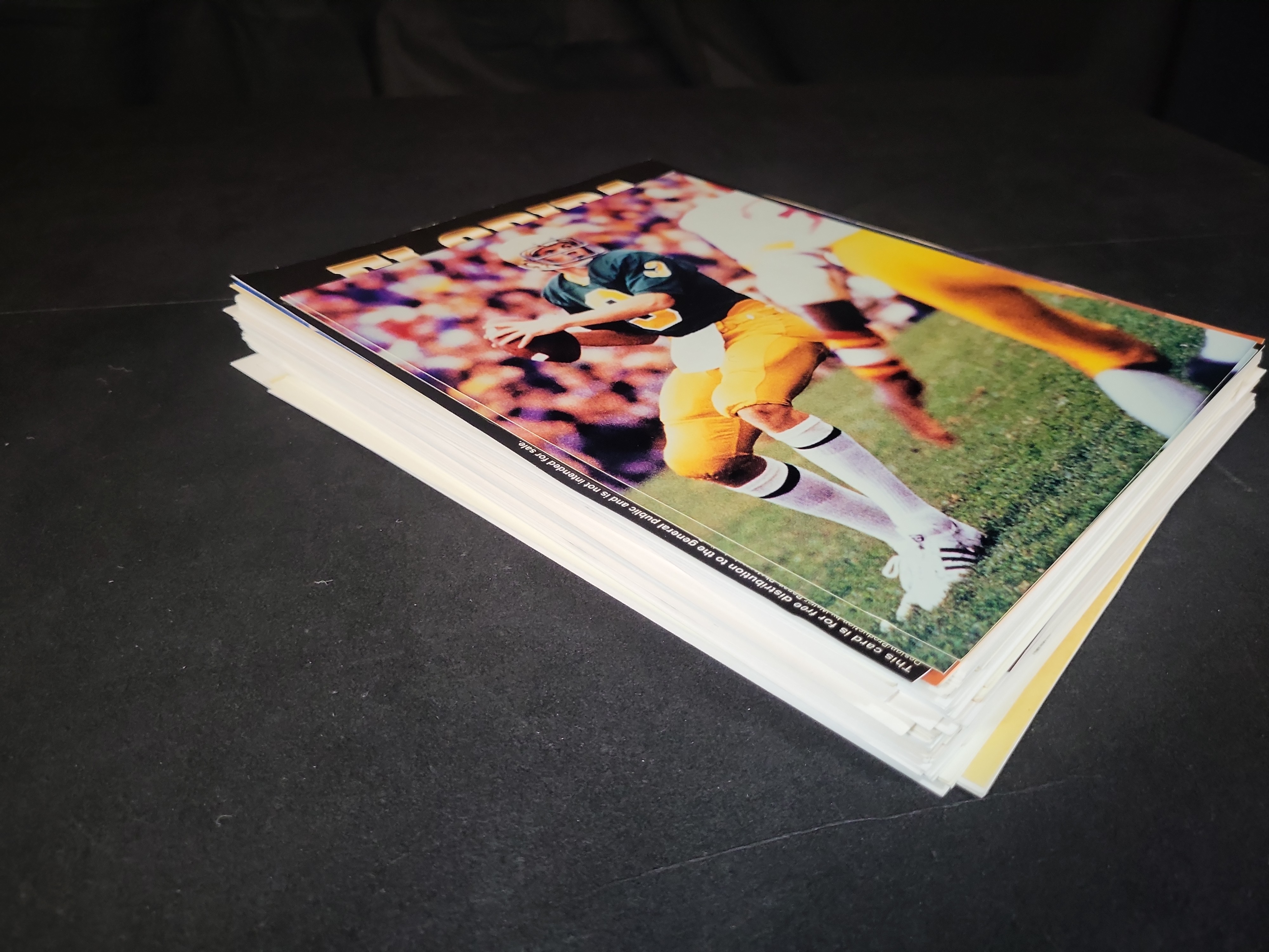 I03016 | A Collection of College Football Promotional Photographs and Media Cards Featuring Notre Dame and Florida