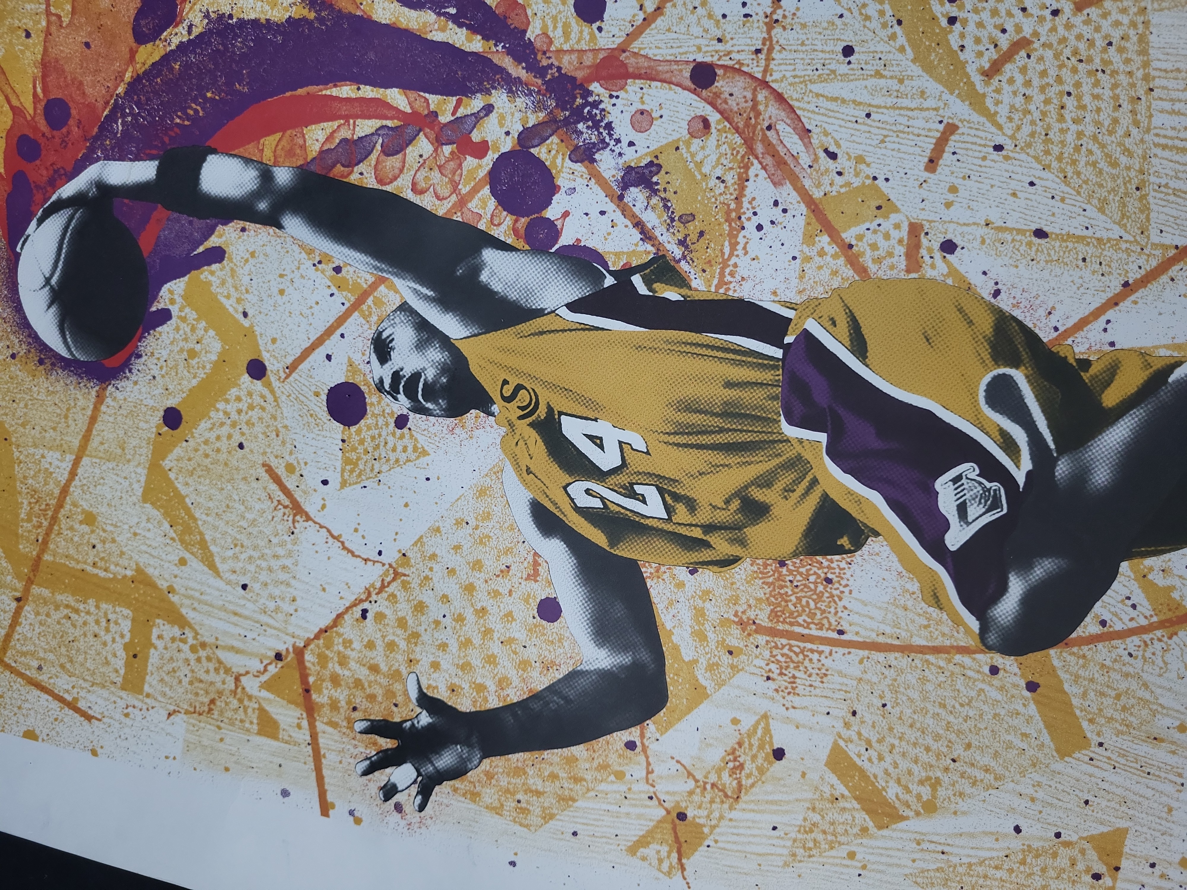 I03639 | NBA 2K10 Kobe Bryant Los Angeles Lakers Limited Edition Promotional Poster