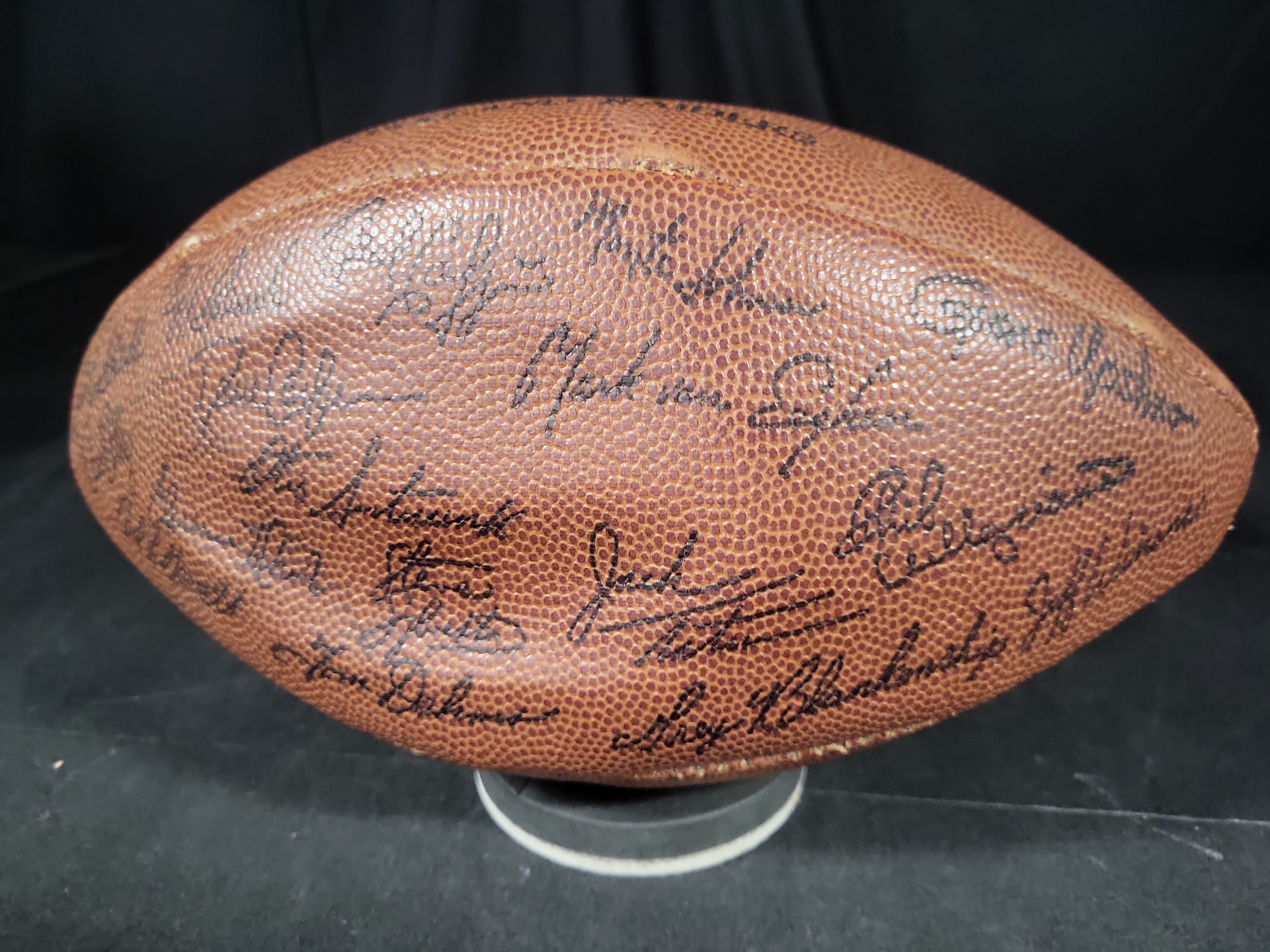 I03189 | Oakland Raiders Vintage Souvenir Football with Facsimile Signatures
