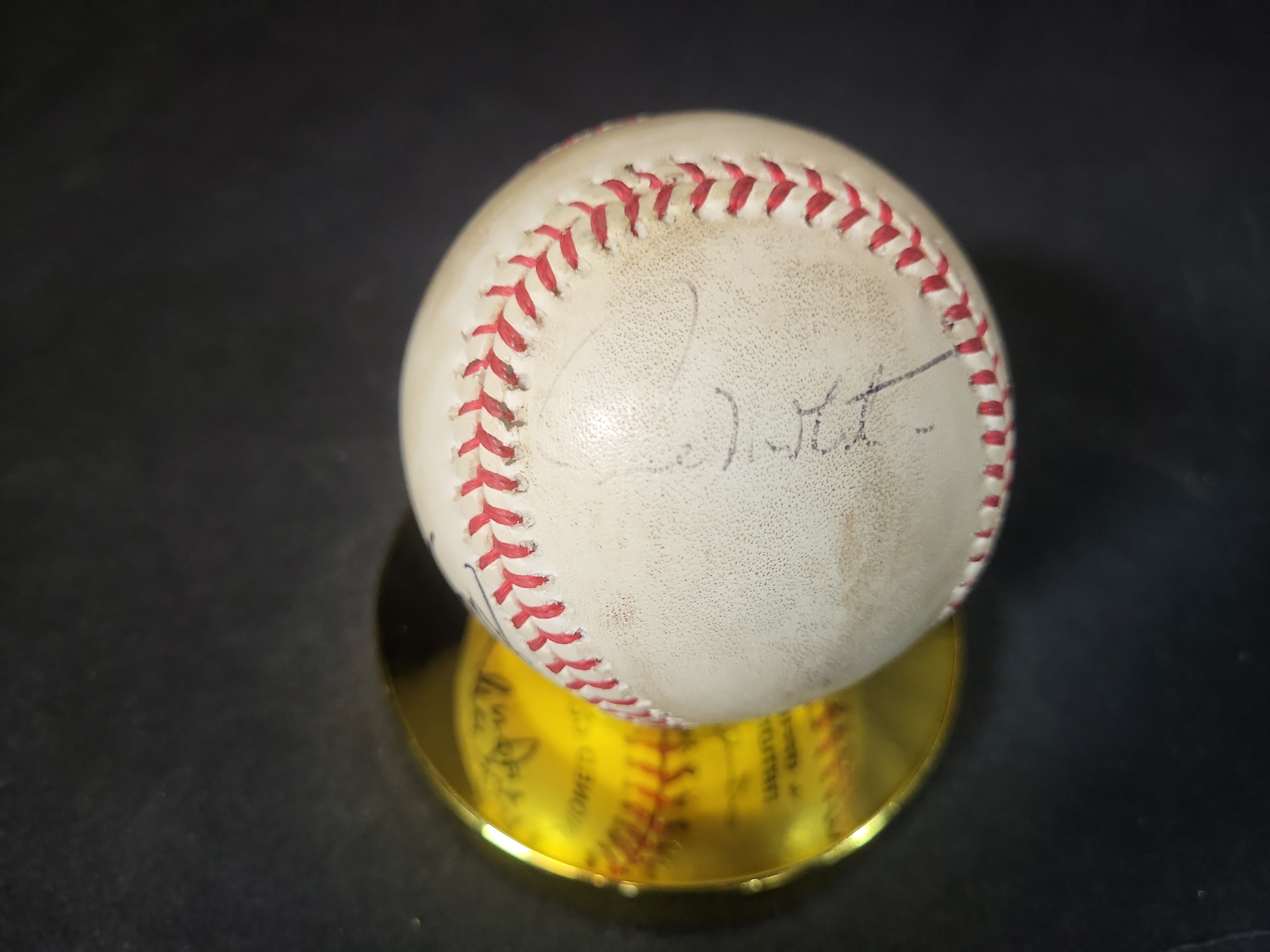 I03097 | Reach Official National League Baseball Signed by Micky Crowley and Attributed to Bobby Bonds