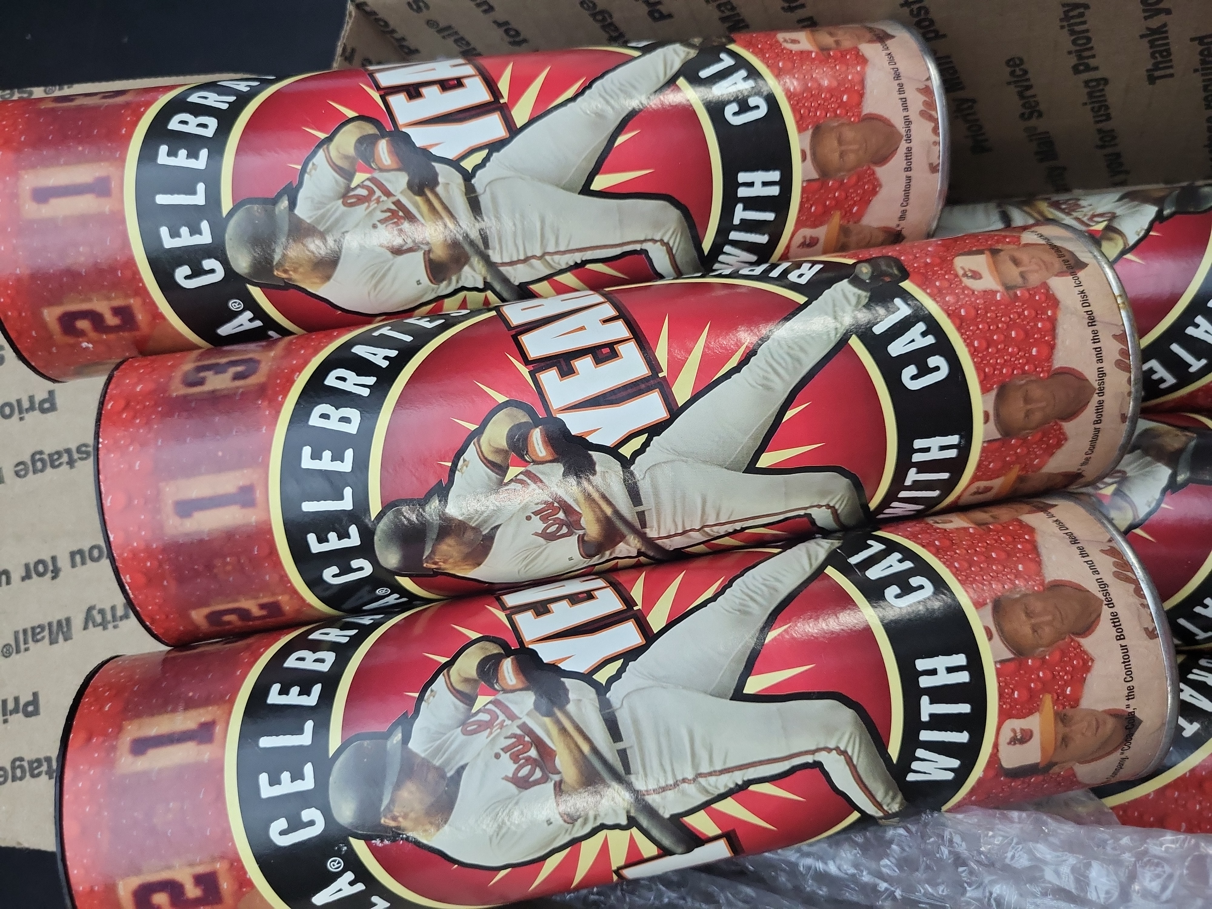 I03327 | A Collection of Coca-Cola Cal Ripken Jr. Commemorative Canisters