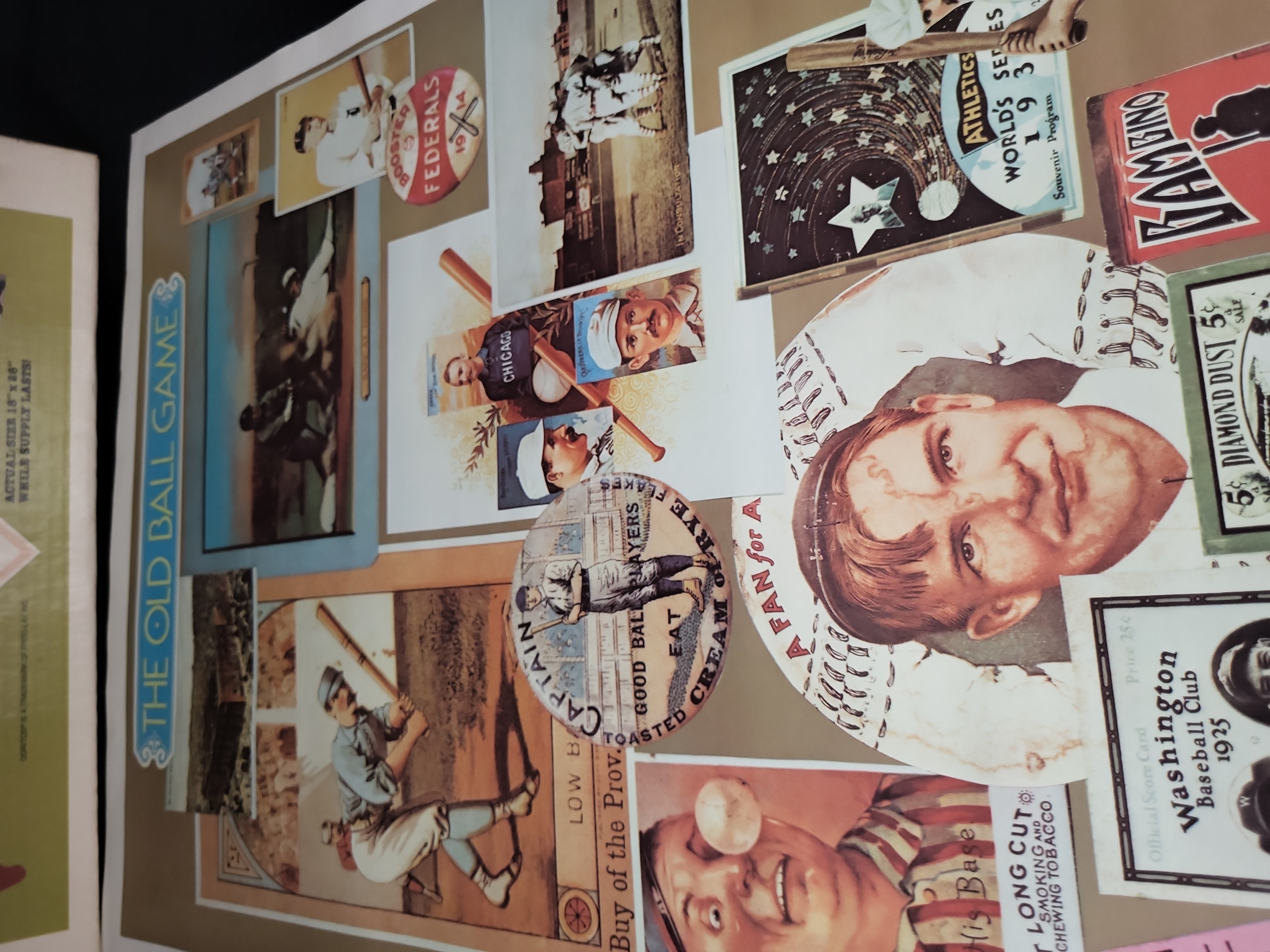 I03179 | Vintage Doritos Promotional The Old Ball Game Nostalgic Baseball Poster and Original Envelope