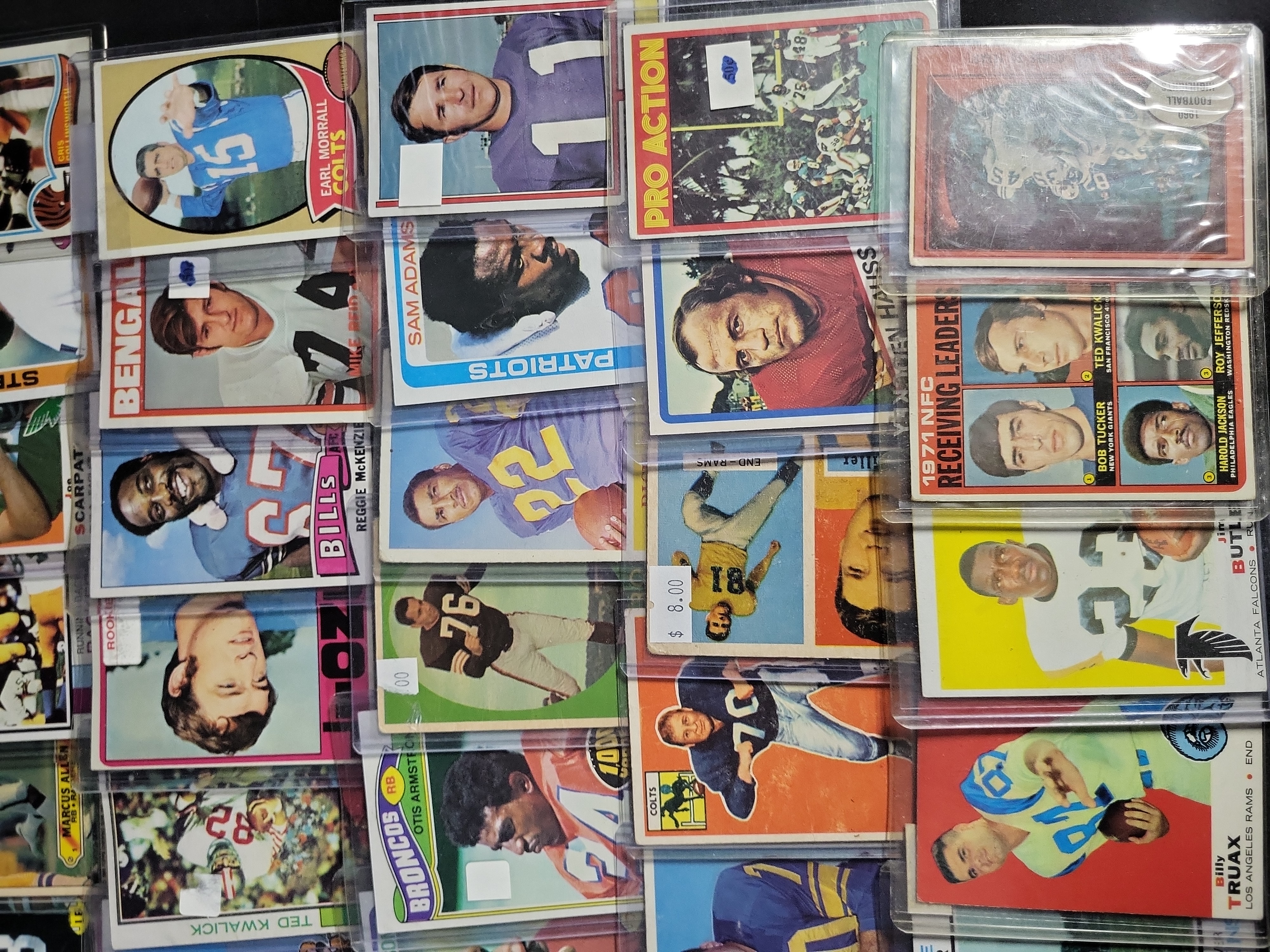 I03843 | A Collection of Vintage Topps American Football Trading Cards Including 1955 All-American and Rookie Cards