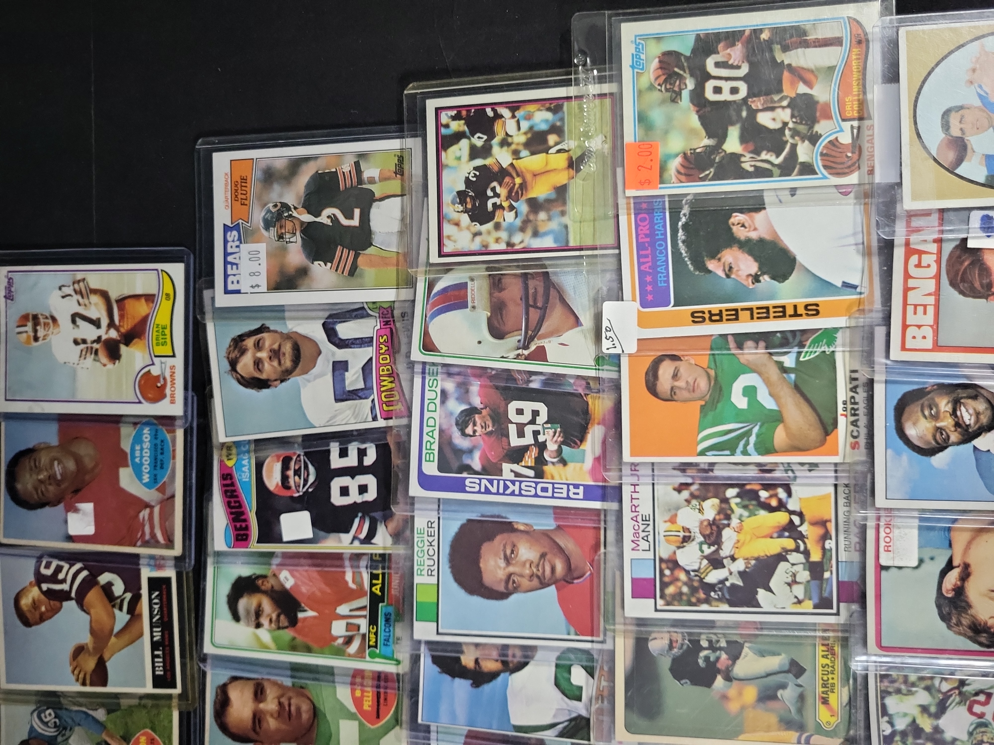 I03843 | A Collection of Vintage Topps American Football Trading Cards Including 1955 All-American and Rookie Cards