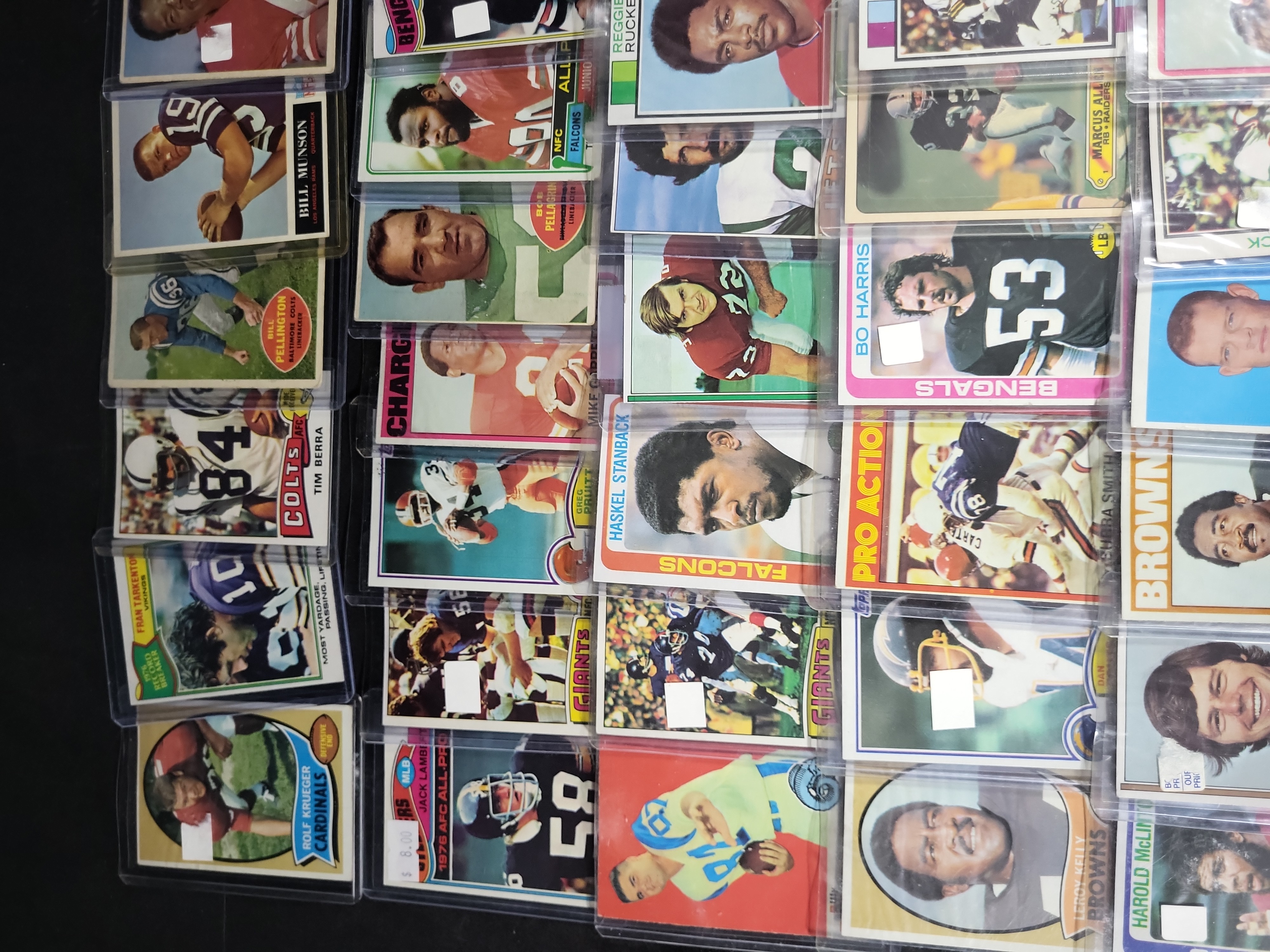 I03843 | A Collection of Vintage Topps American Football Trading Cards Including 1955 All-American and Rookie Cards
