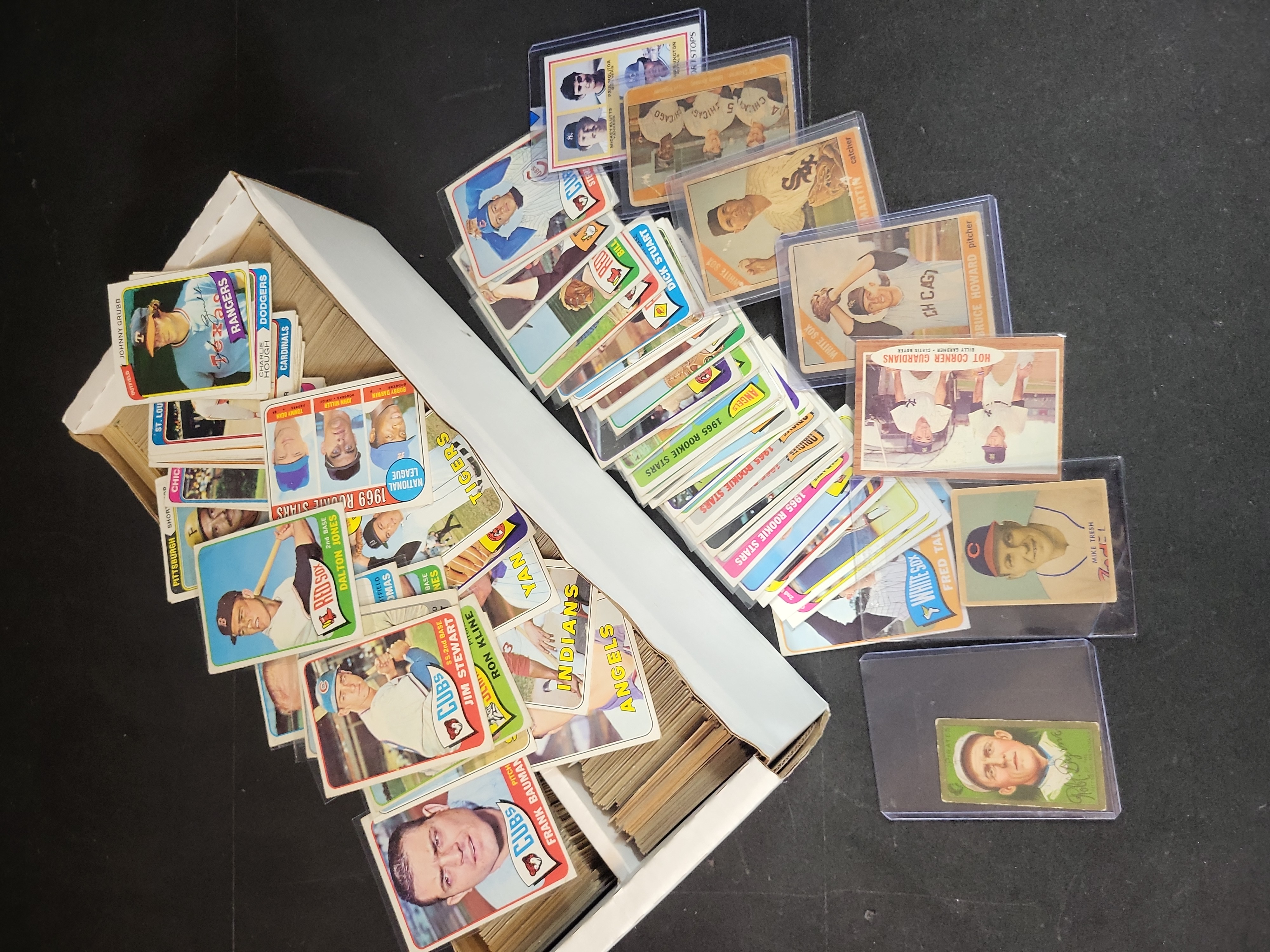 I03932 | An Assortment of Vintage Baseball Trading Cards Including T205 Tobacco and 1949 Bowman