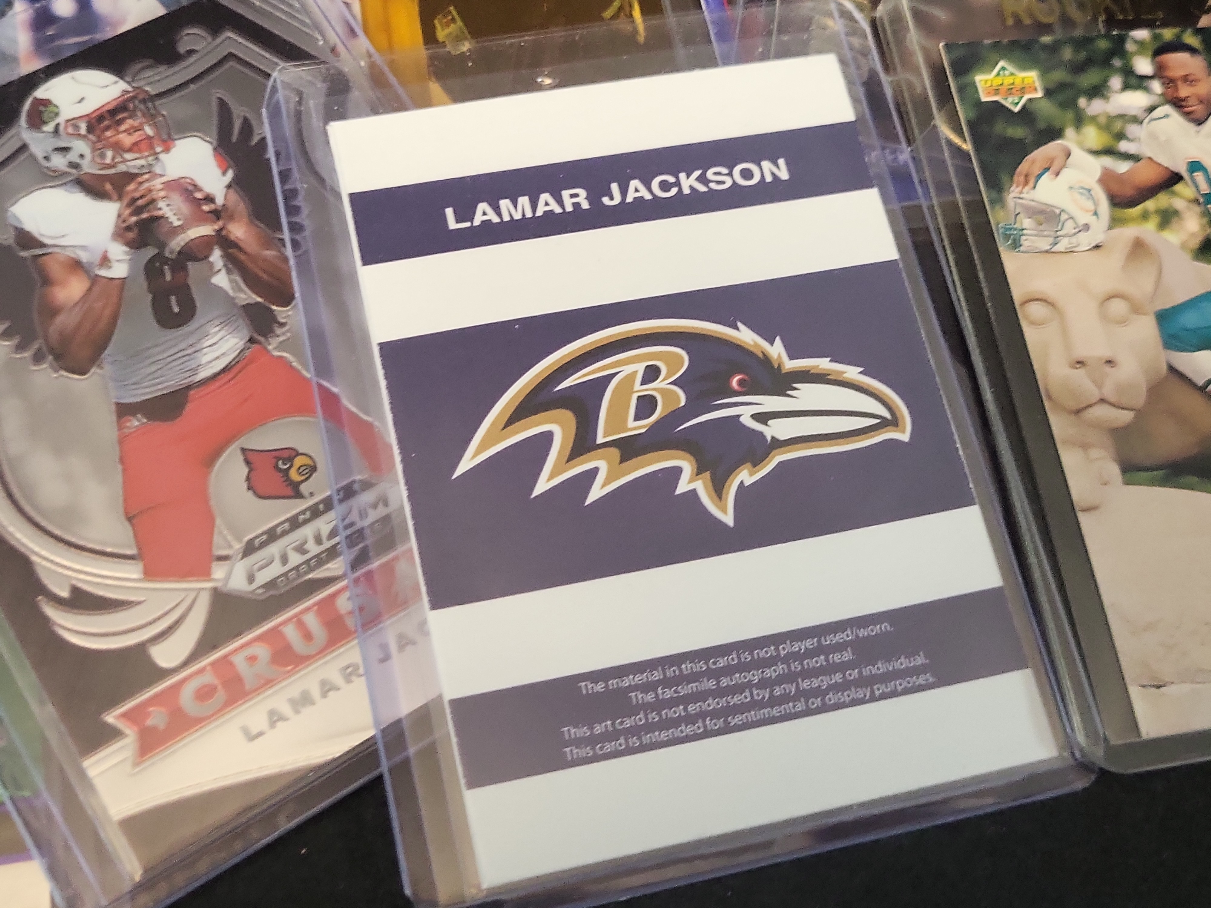 I03650 | An Assortment of Professional Football Trading Cards and Riddell Pocket Pro Helmets Late 1980s to 2023
