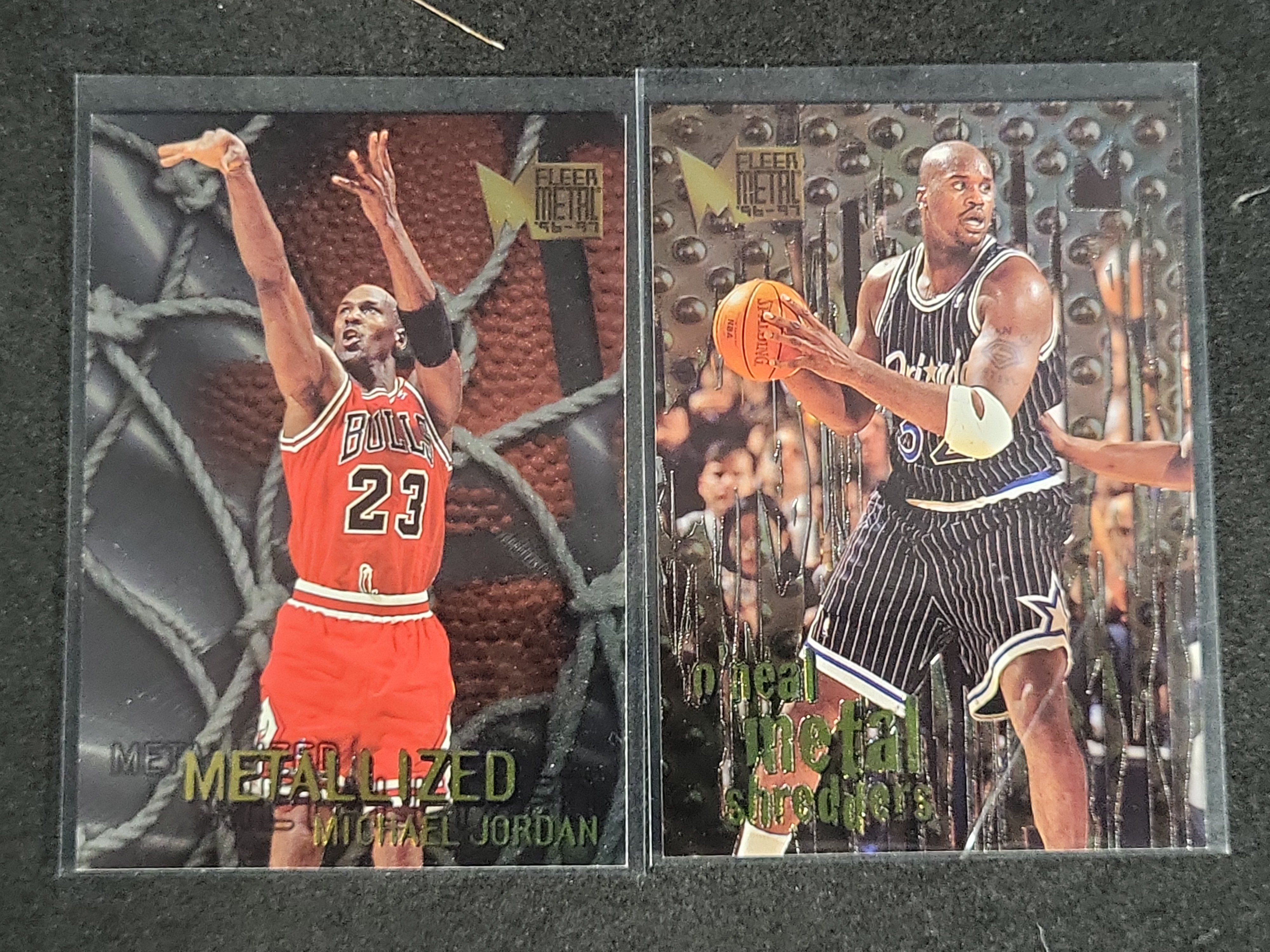 I03805 | A Collection of 1996-97 Fleer Metal Basketball Trading Cards Featuring Michael Jordan and Kobe Bryant