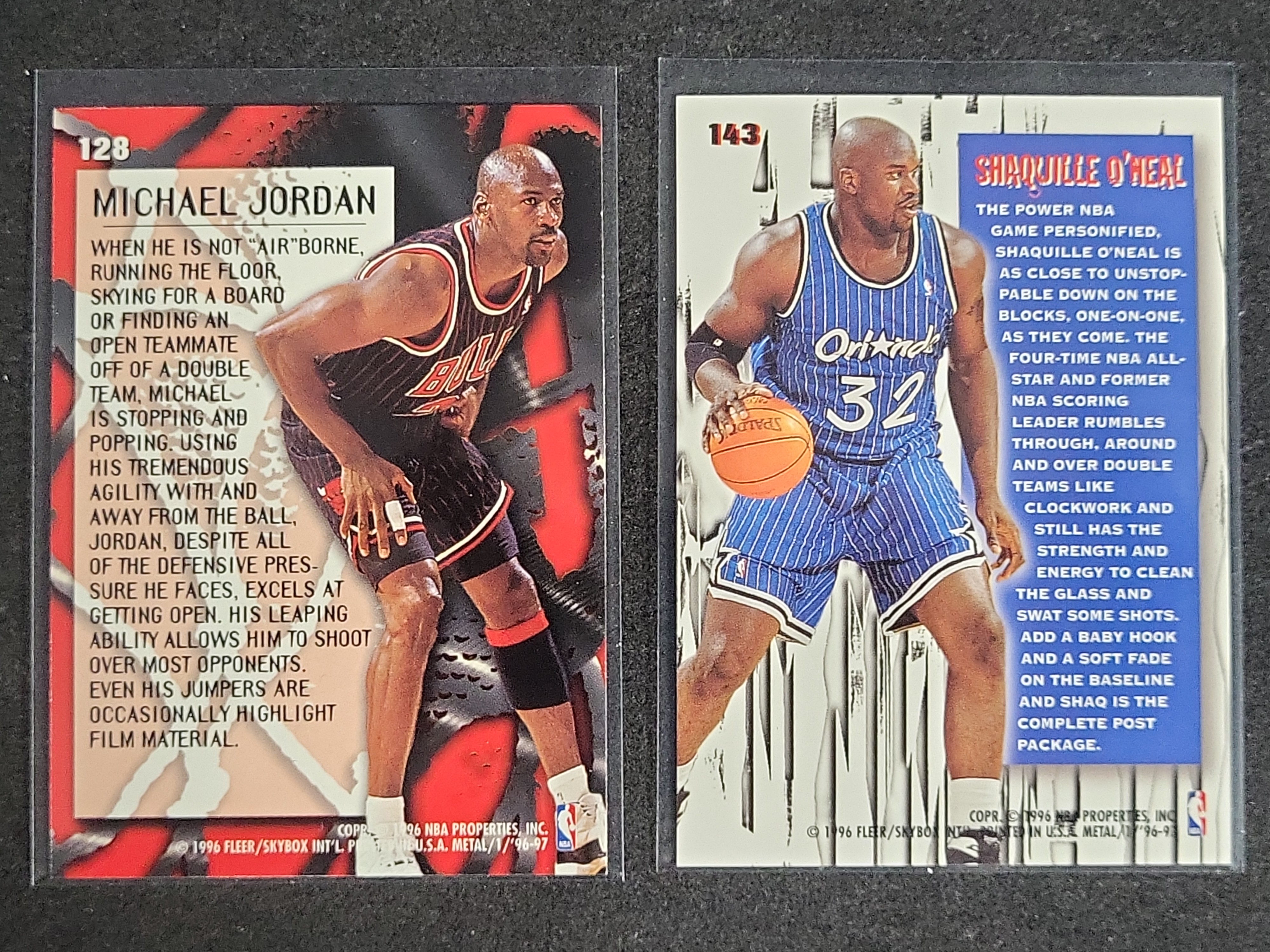 I03805 | A Collection of 1996-97 Fleer Metal Basketball Trading Cards Featuring Michael Jordan and Kobe Bryant