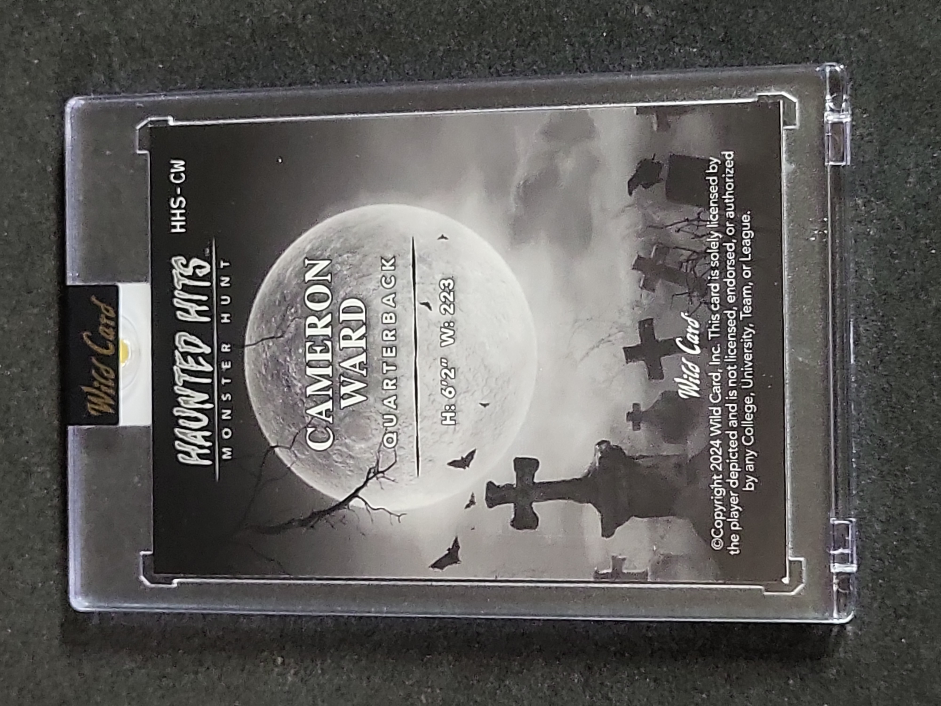 I03891 | 2024 Wild Card Haunted Hits Monster Hunt Cameron Ward PRC Serial Numbered 1/2