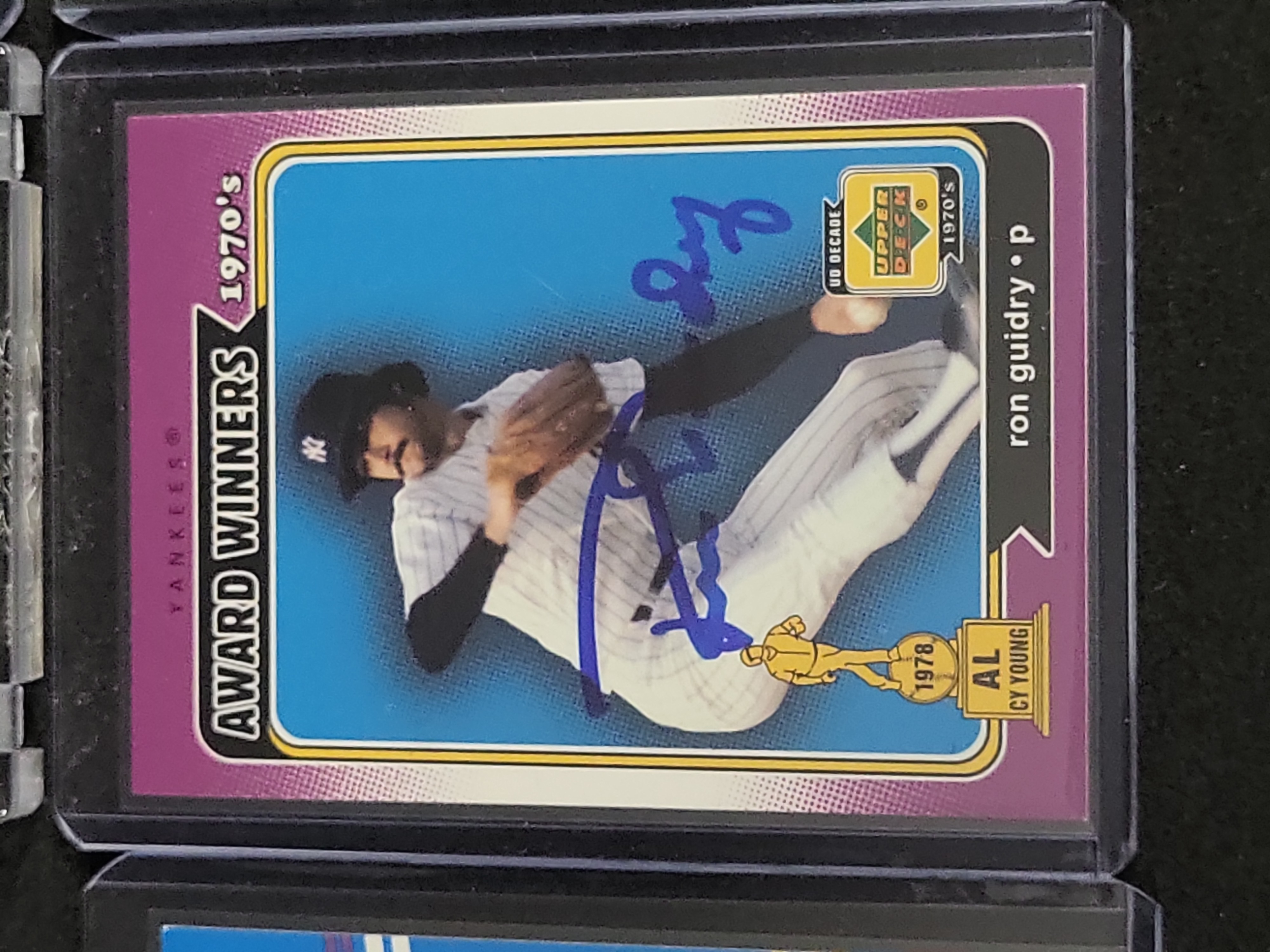 I03568 | A Collection of Nine Signed Baseball Cards Including Hall of Famers and Novelty Subject