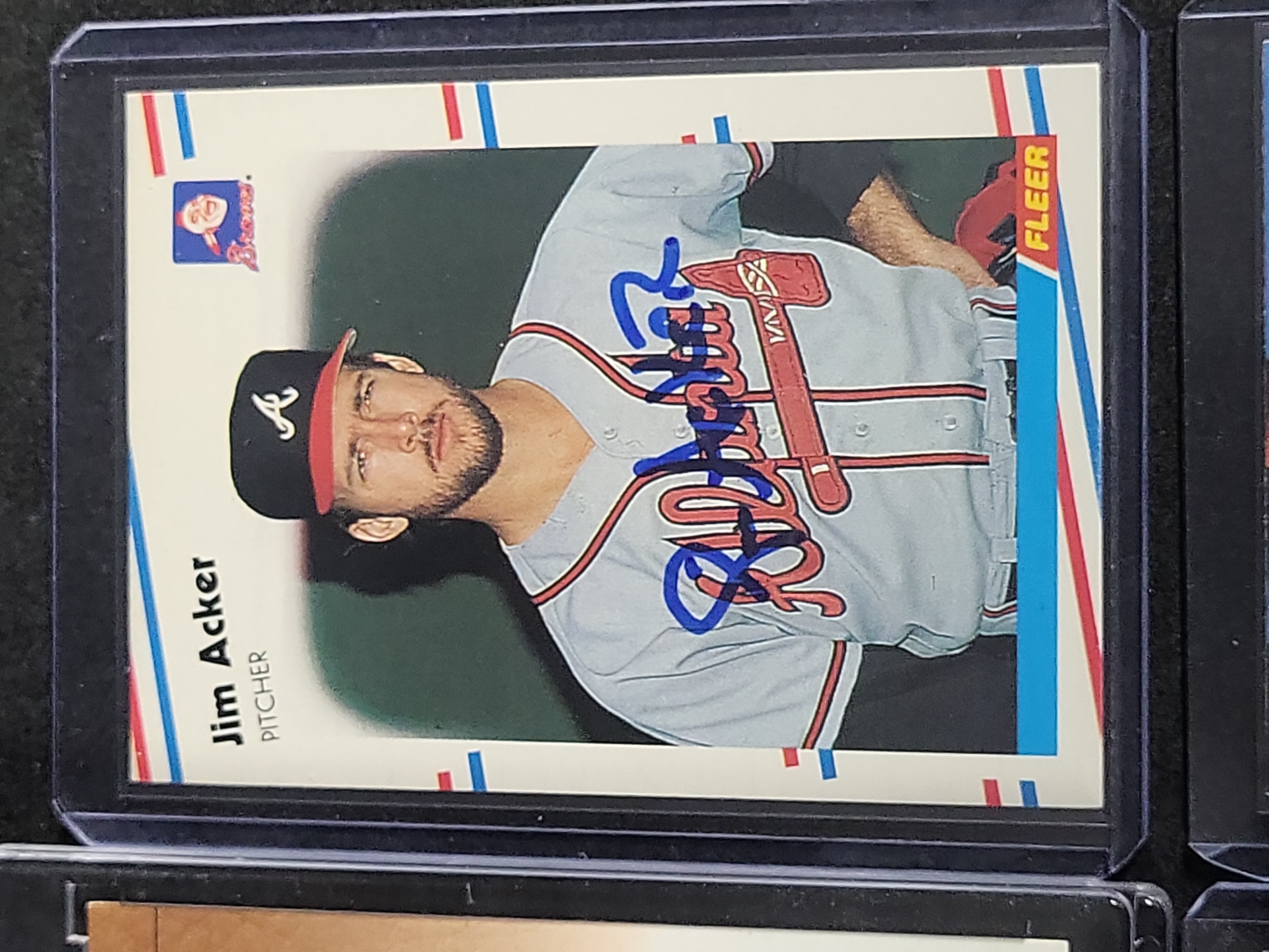 I03568 | A Collection of Nine Signed Baseball Cards Including Hall of Famers and Novelty Subject