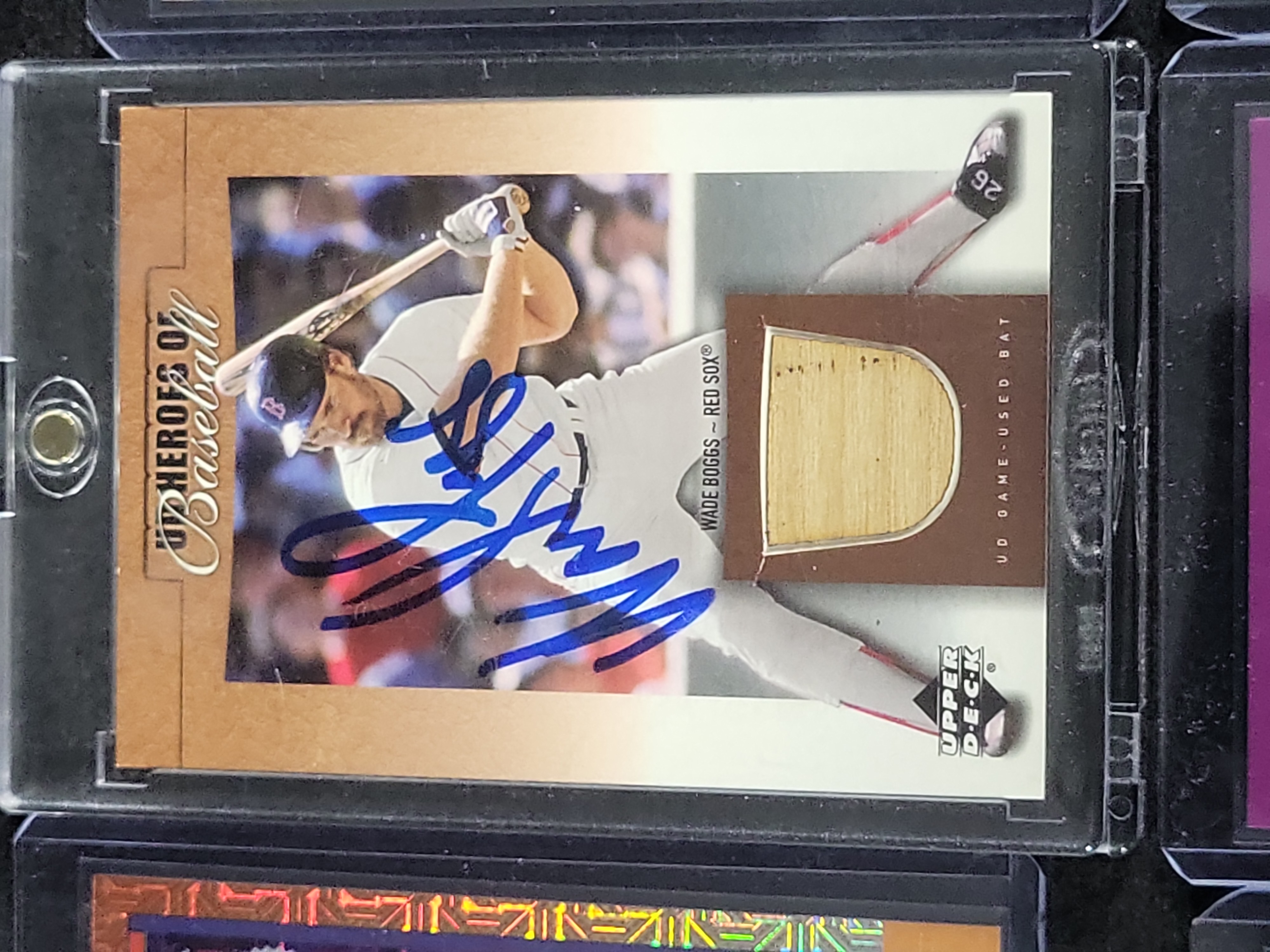I03568 | A Collection of Nine Signed Baseball Cards Including Hall of Famers and Novelty Subject
