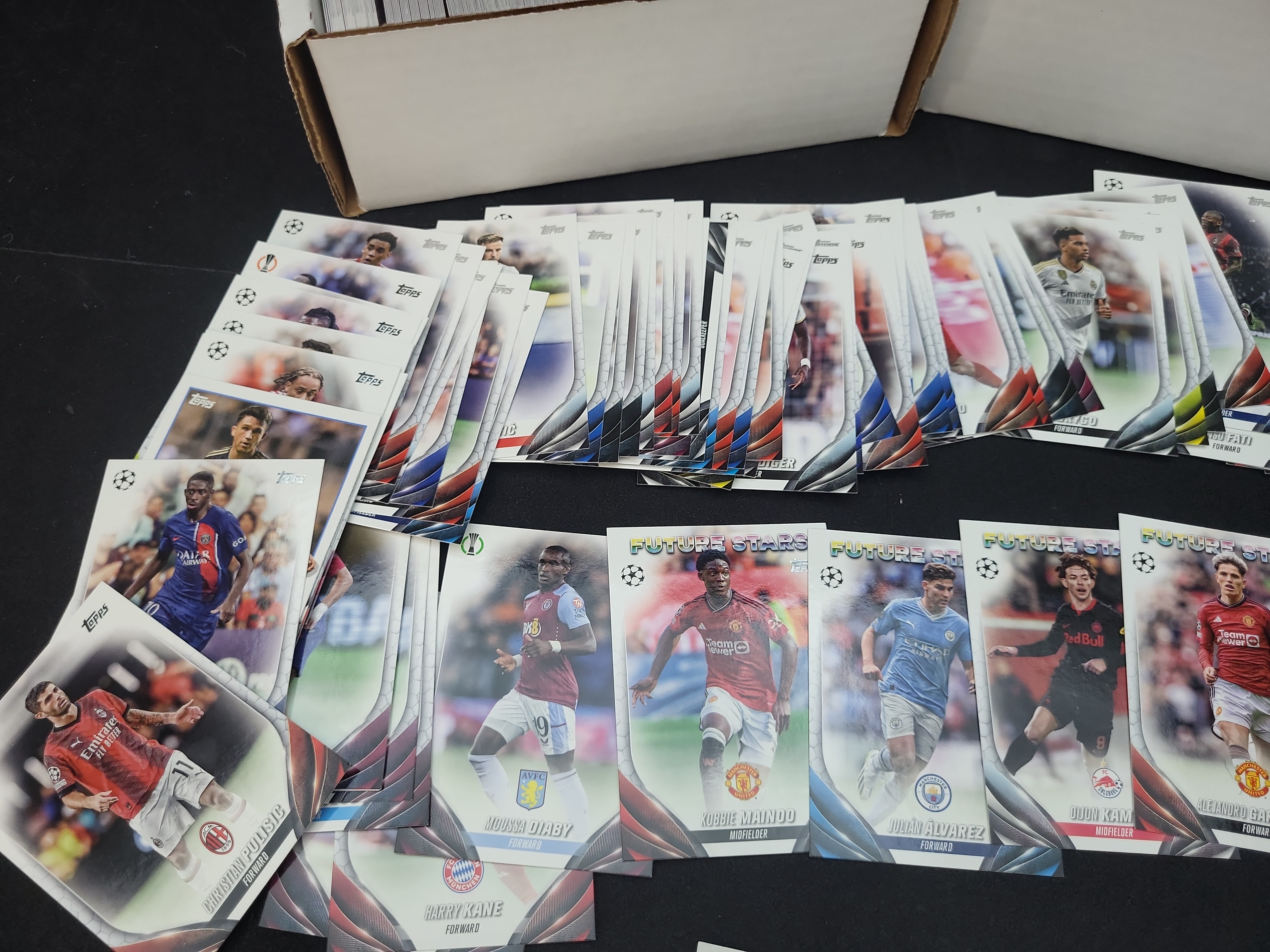 I03649 | A Collection of Topps 2023-2024 UEFA and MLS Soccer Trading Cards Including Rookie Cards