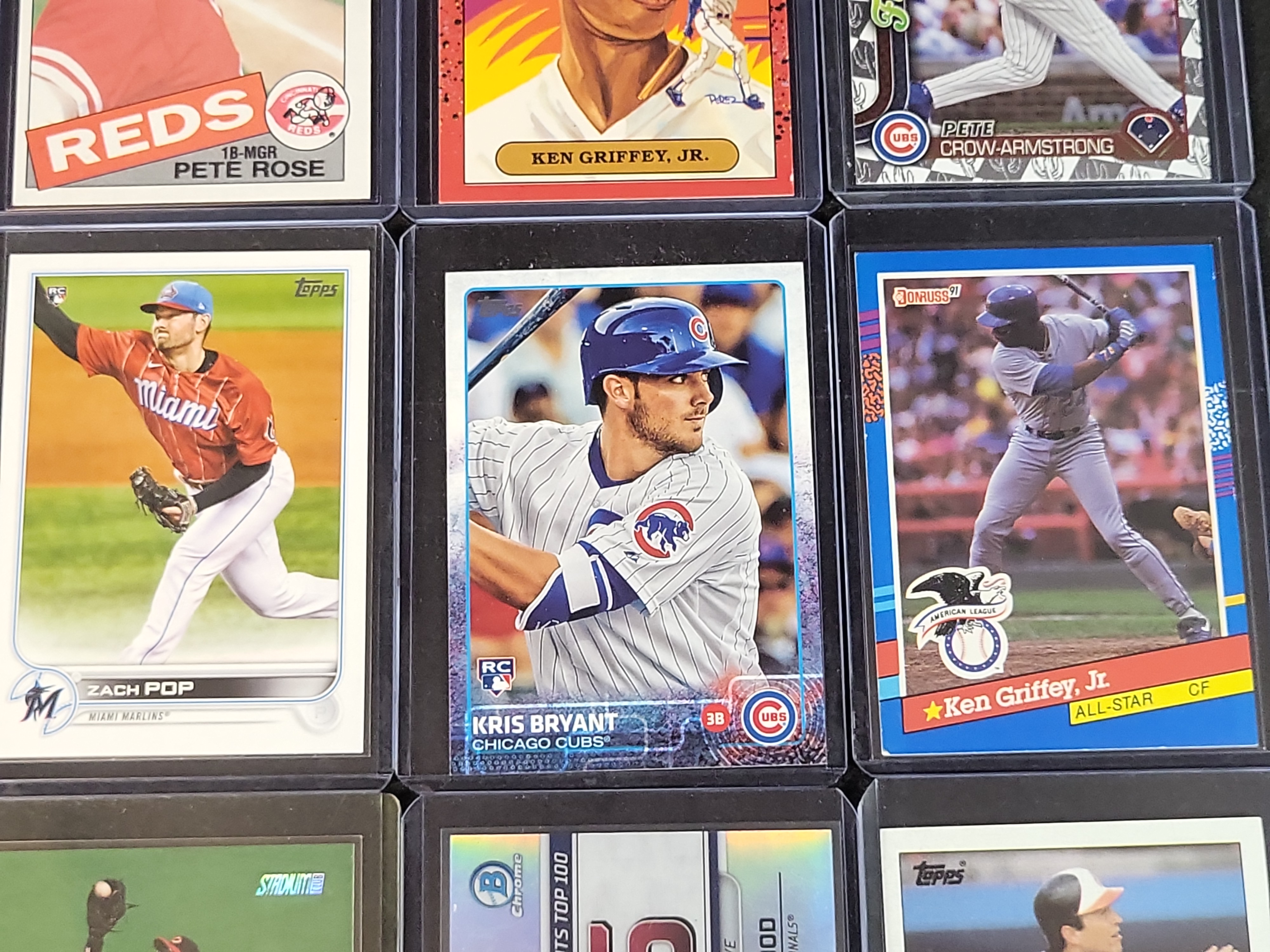 I03641 | A Collection of Professional MLB and NBA Sports Trading Cards Featuring Luka Doncic and Ken Griffey Jr.