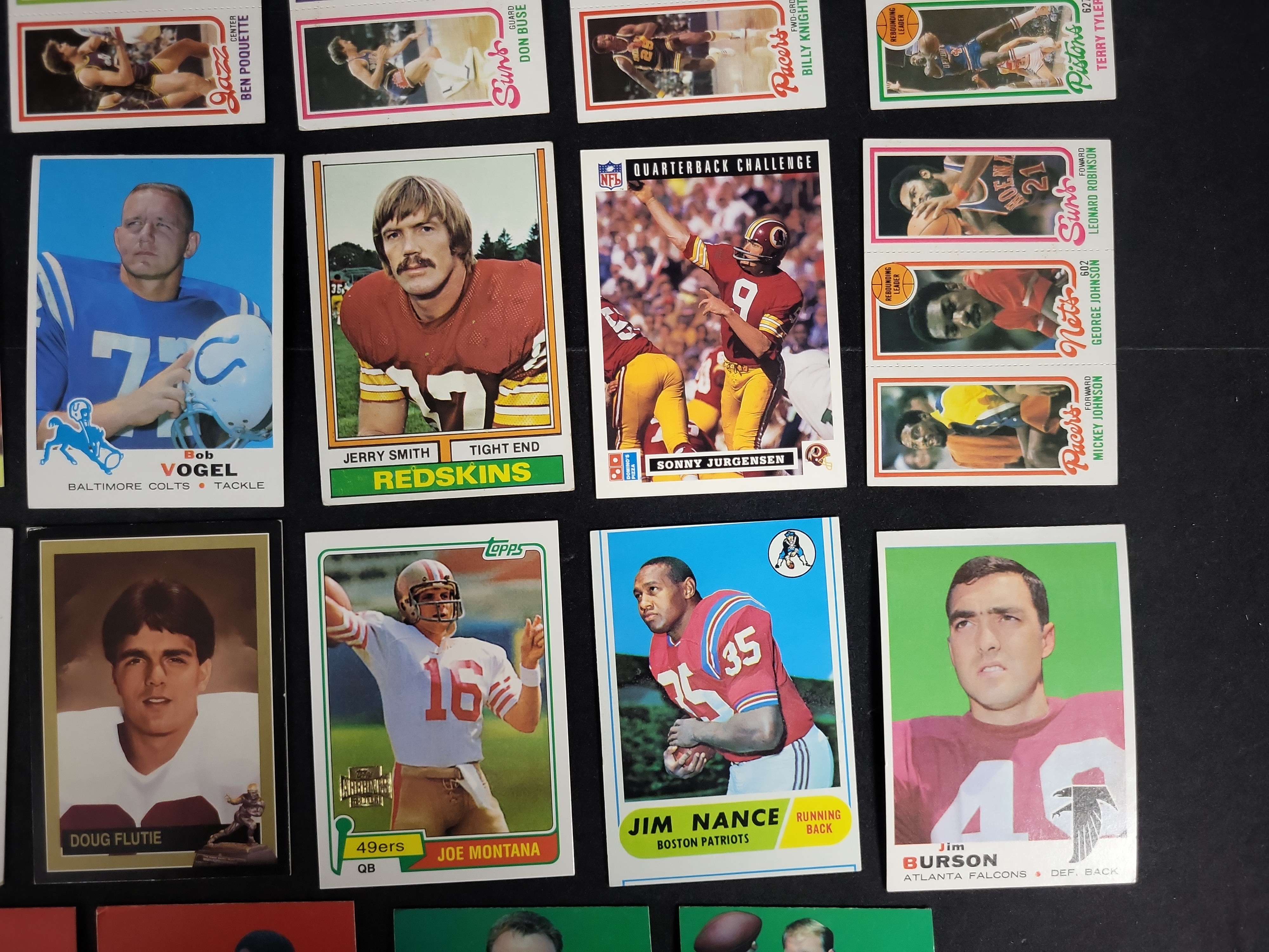 I03312 | An Assortment of Vintage and Modern Sports Trading Cards Including Topps Football and 1980-81 Topps Basketball Panels