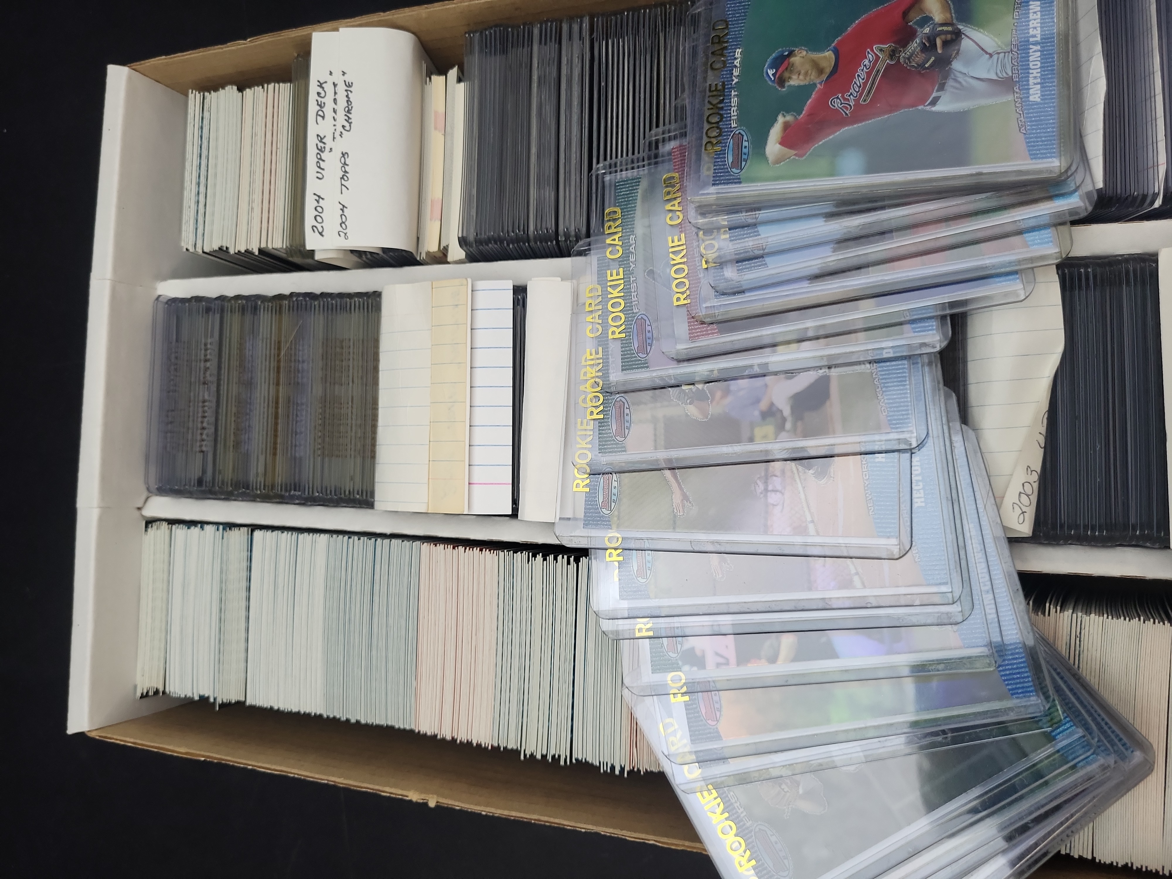 I03317 | An Assortment of Early 2000s MLB Baseball Trading Cards Including Topps and Bowman