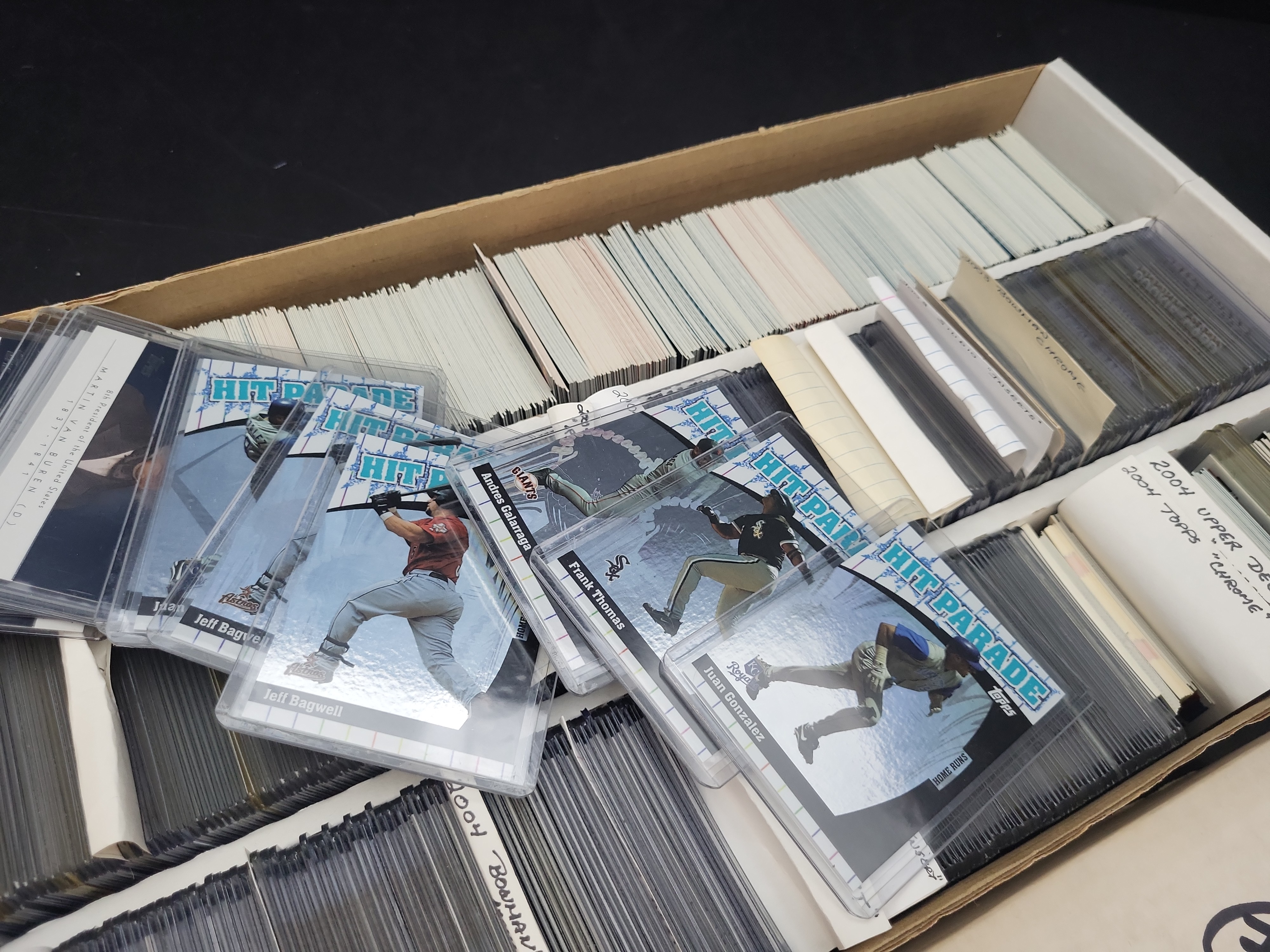 I03317 | An Assortment of Early 2000s MLB Baseball Trading Cards Including Topps and Bowman