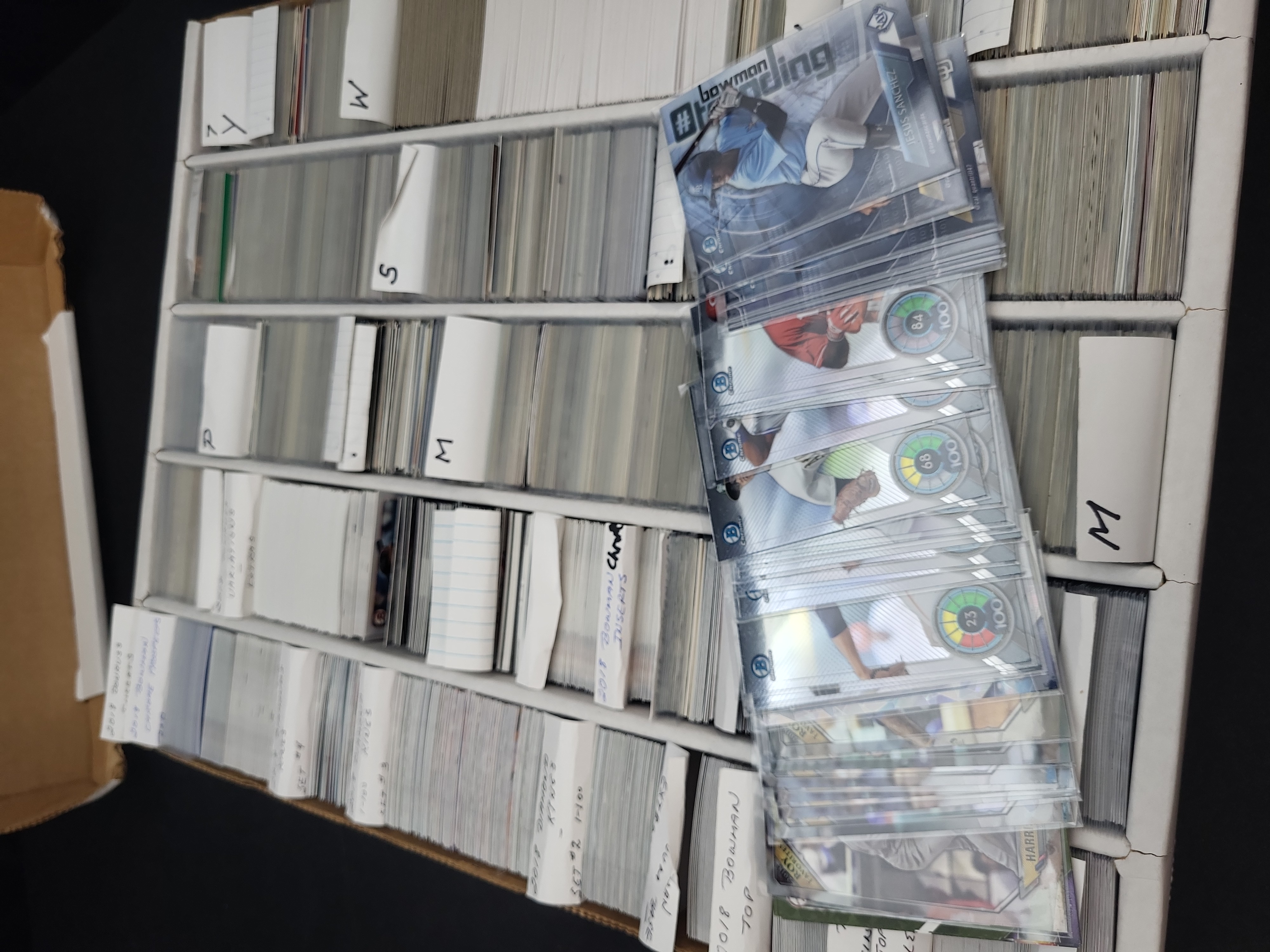 I03318 | A Large Organized Collection of Modern and Semi-Vintage Baseball Trading Cards
