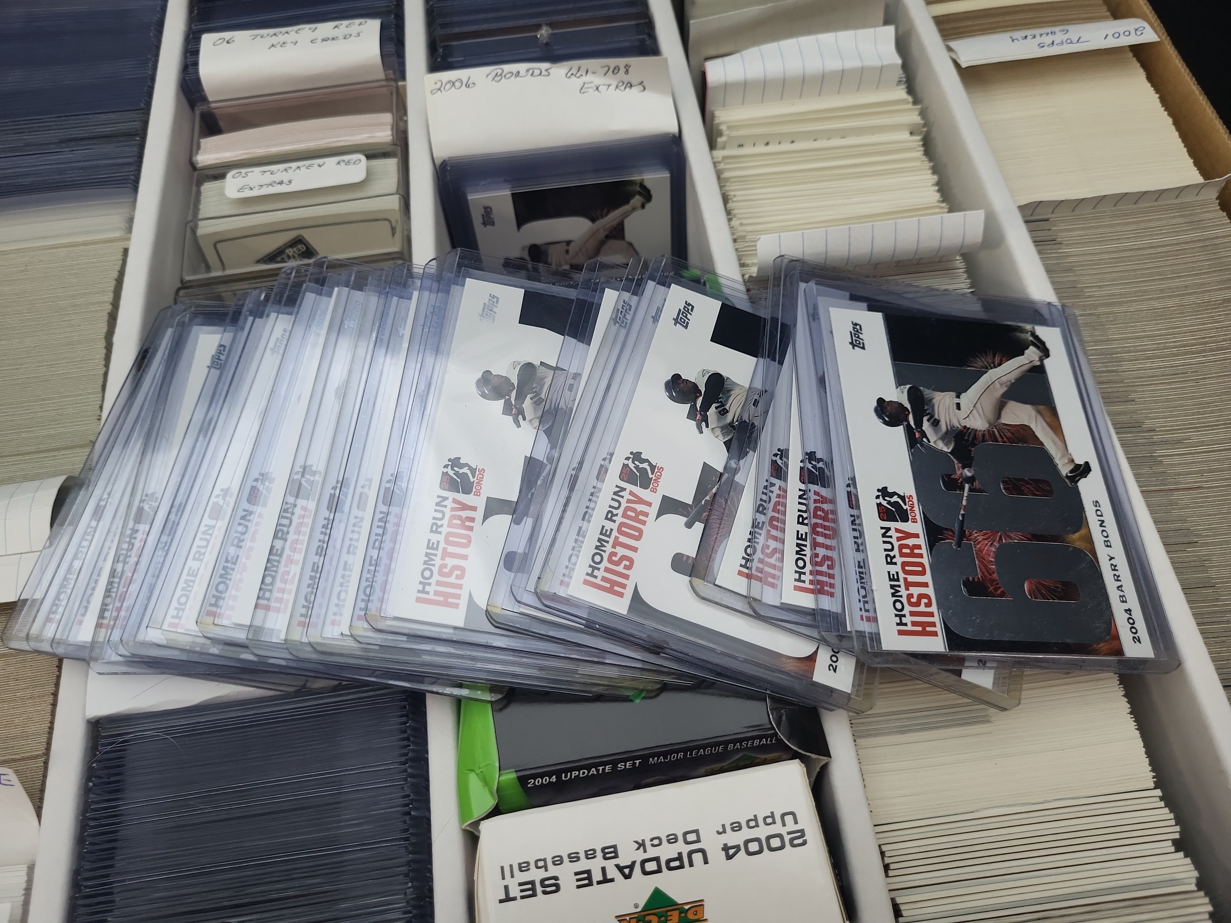 I03323 | An Assortment of Baseball Trading Cards Featuring Topps, Upper Deck, and Score, Late 1990s to 2017