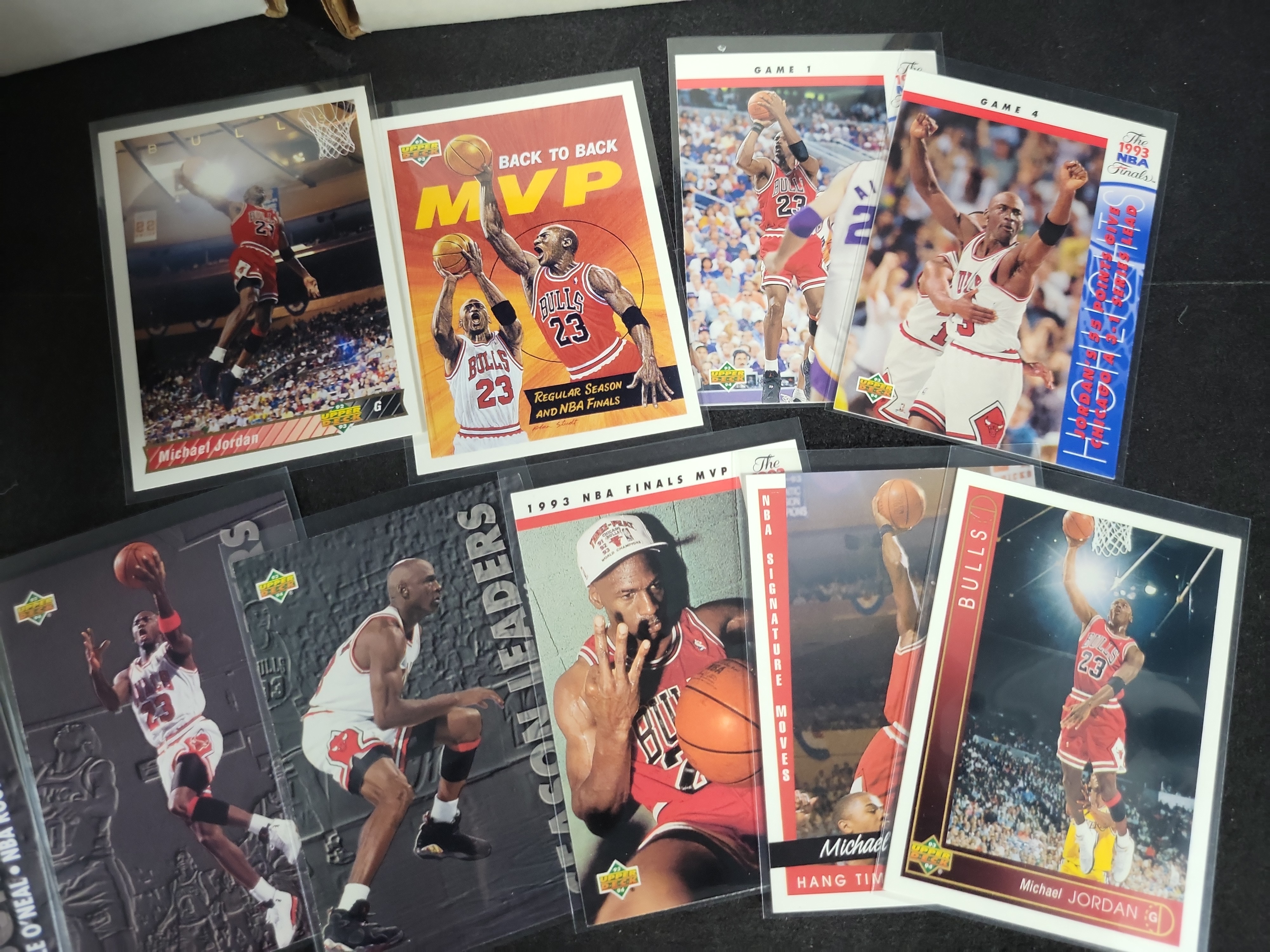 I03810 | An Assortment of Early 1990s Upper Deck and Collector's Choice Basketball Trading Cards Featuring Michael Jordan