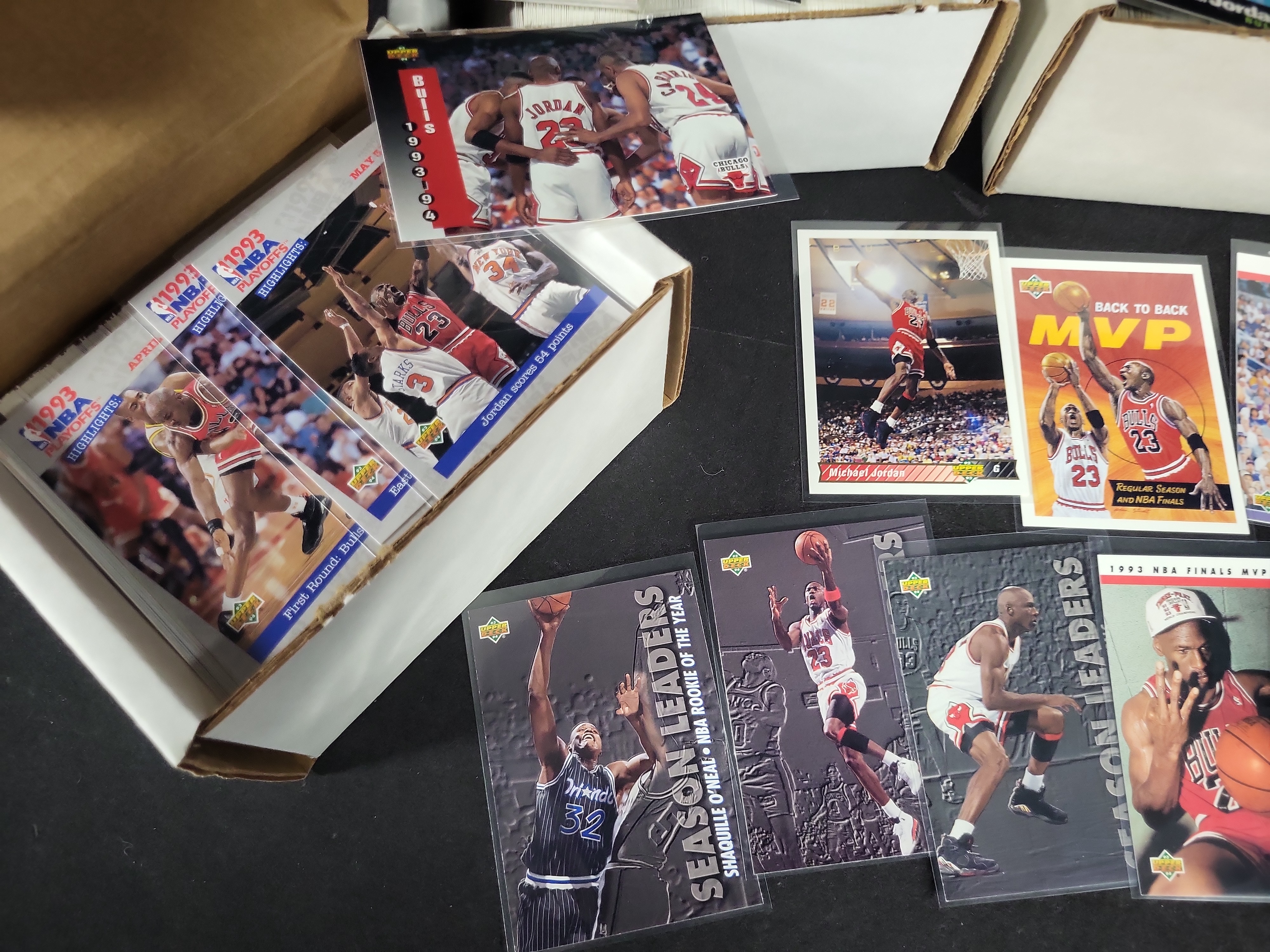 I03810 | An Assortment of Early 1990s Upper Deck and Collector's Choice Basketball Trading Cards Featuring Michael Jordan
