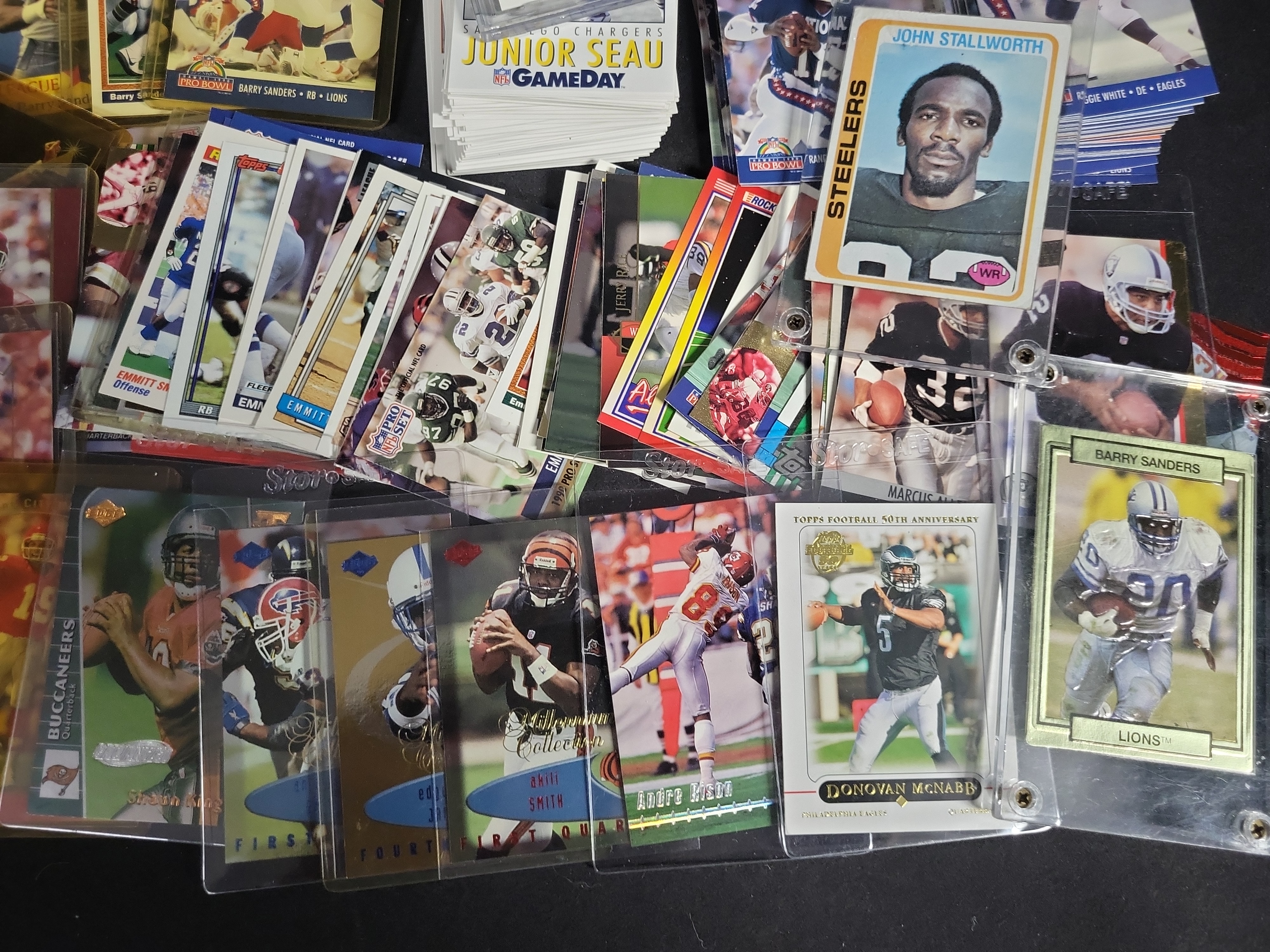 I03831 | A Collection of NFL Trading Cards Including Graded Rookie and Hall of Fame Players