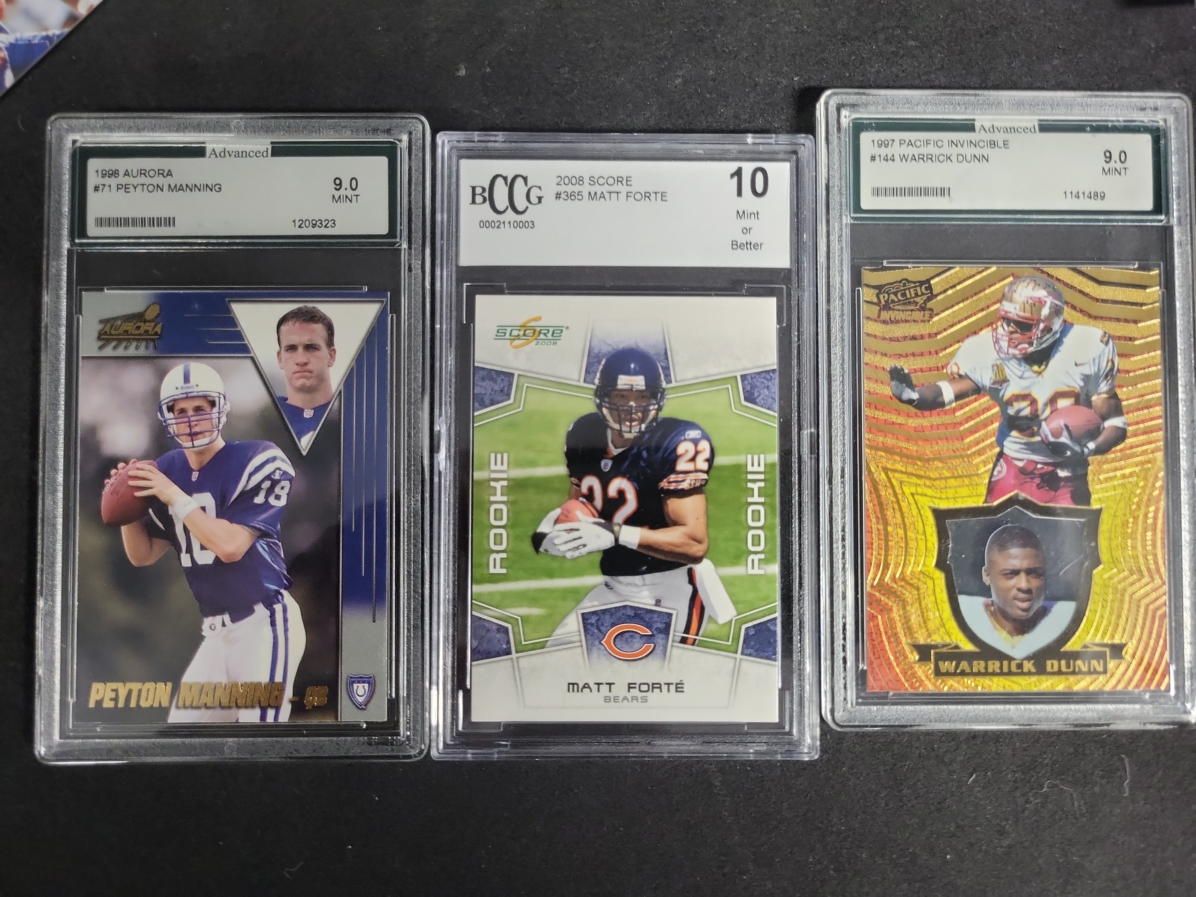 I03831 | A Collection of NFL Trading Cards Including Graded Rookie and Hall of Fame Players