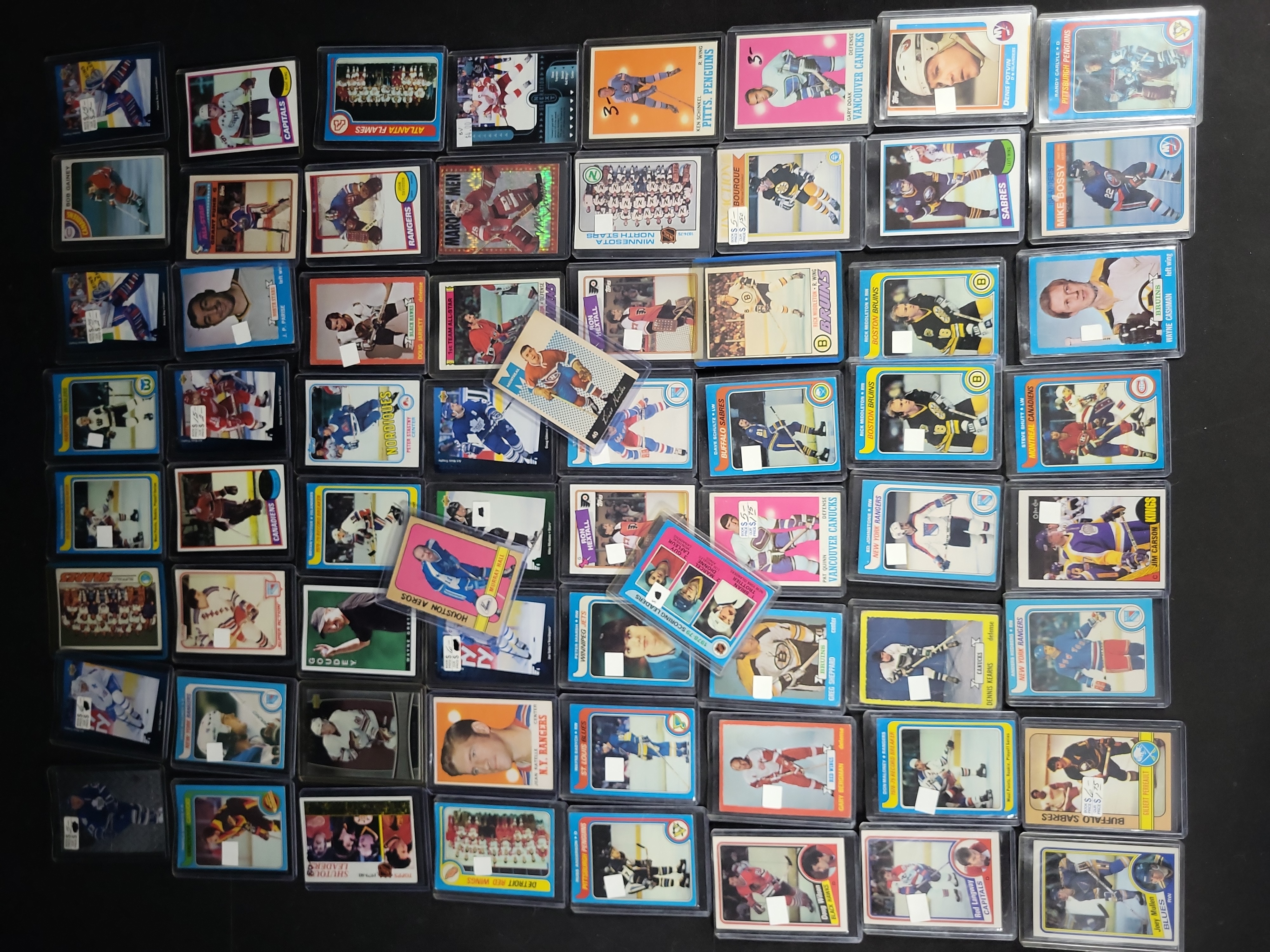 I03834 | A Collection of Vintage and Modern NHL Hockey Trading Cards Including Hall of Famers and Rookies