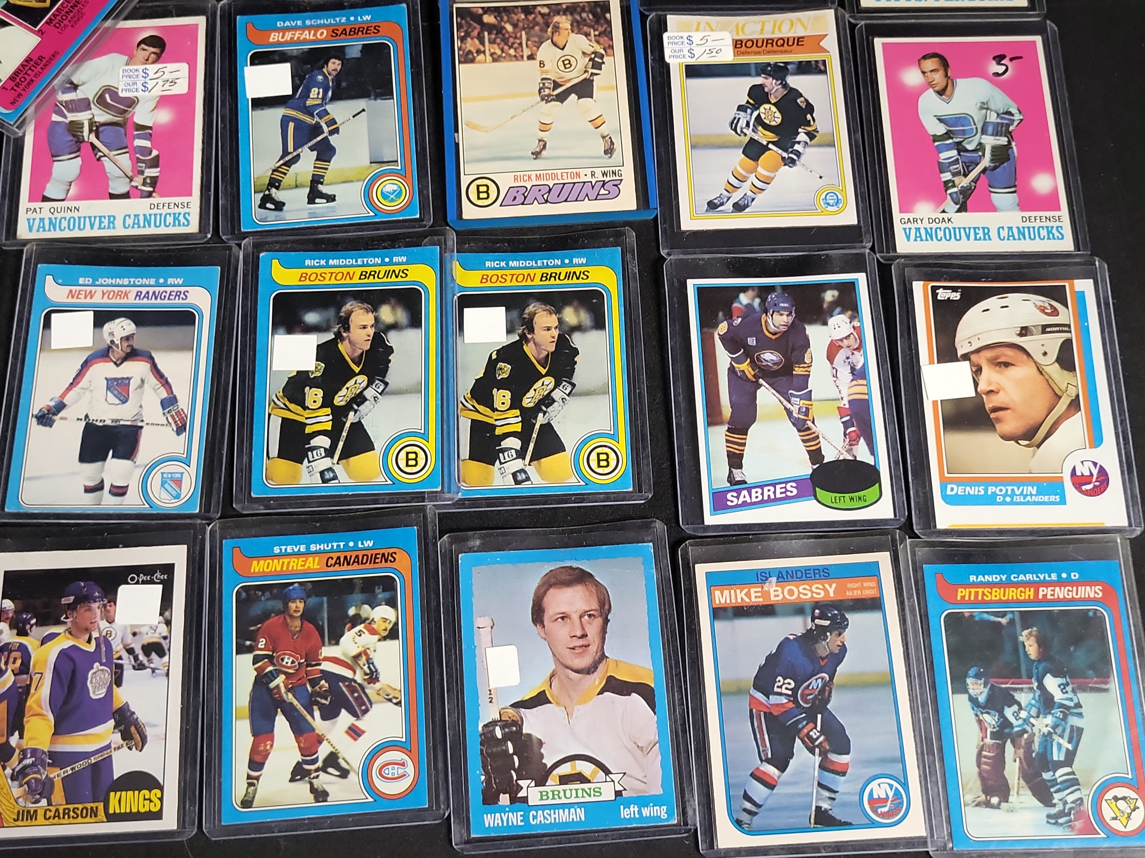 I03834 | A Collection of Vintage and Modern NHL Hockey Trading Cards Including Hall of Famers and Rookies