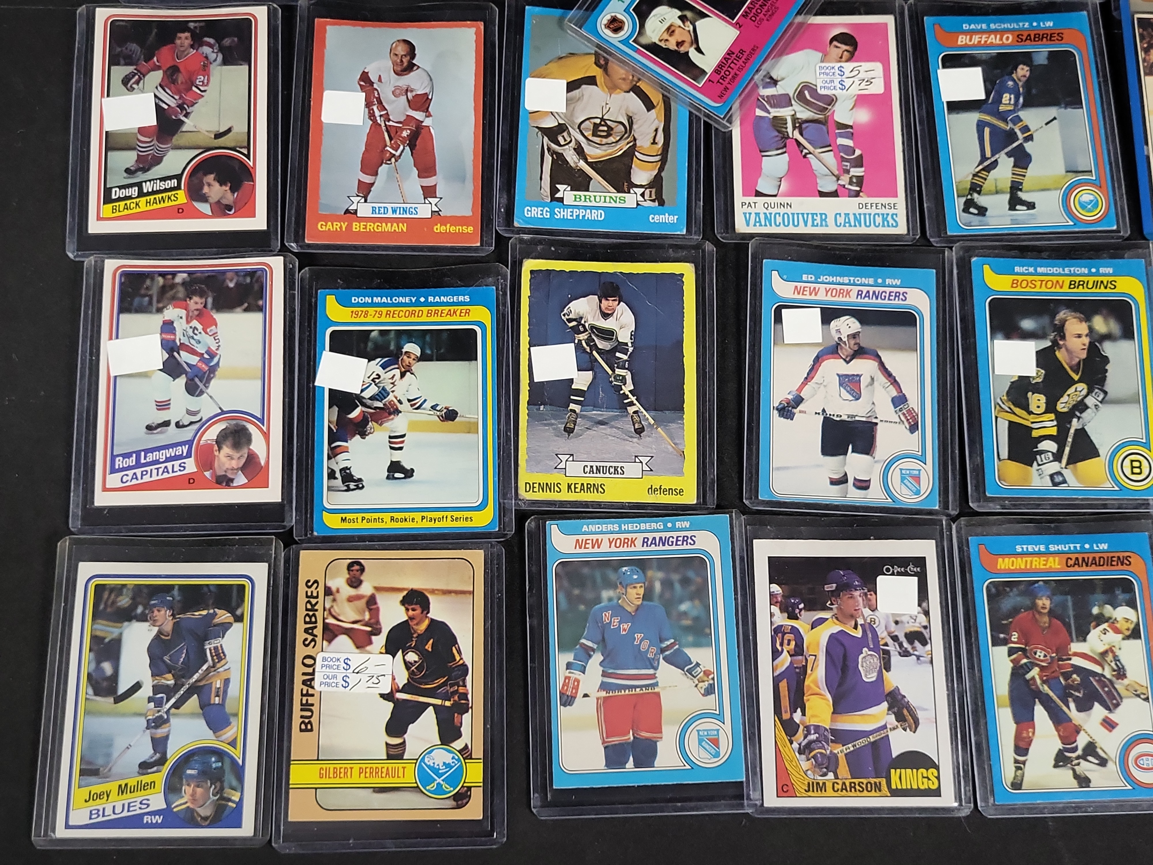 I03834 | A Collection of Vintage and Modern NHL Hockey Trading Cards Including Hall of Famers and Rookies