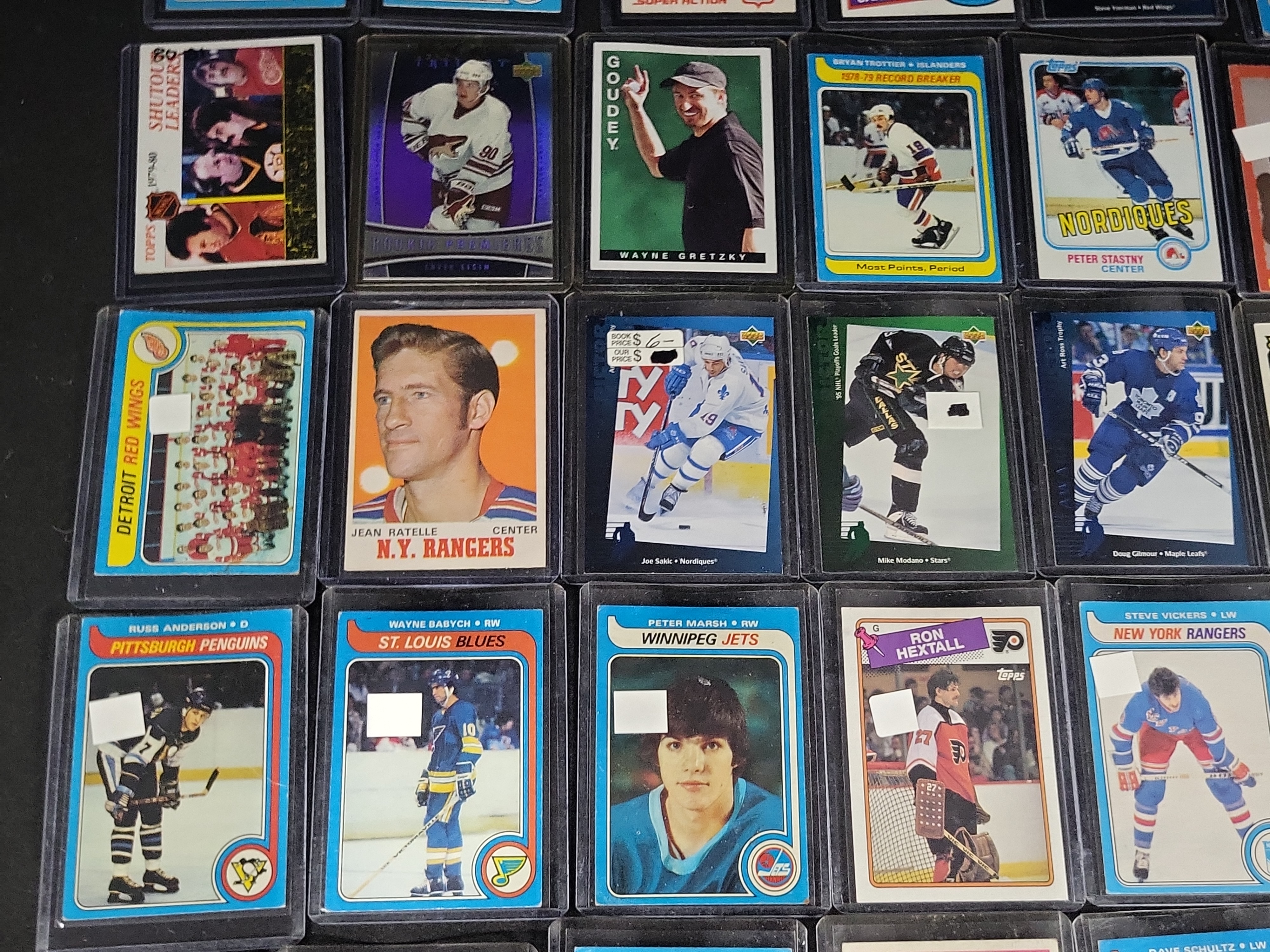 I03834 | A Collection of Vintage and Modern NHL Hockey Trading Cards Including Hall of Famers and Rookies