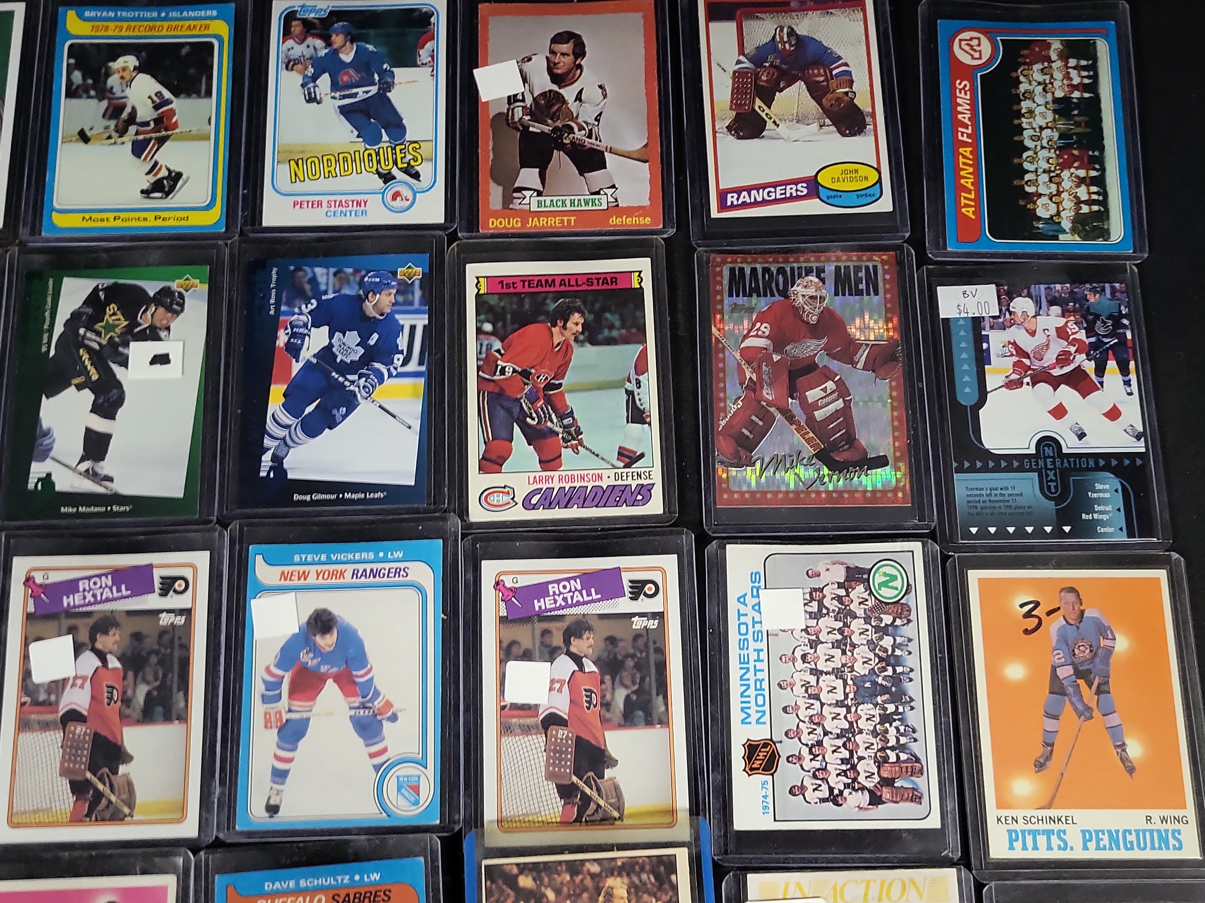 I03834 | A Collection of Vintage and Modern NHL Hockey Trading Cards Including Hall of Famers and Rookies